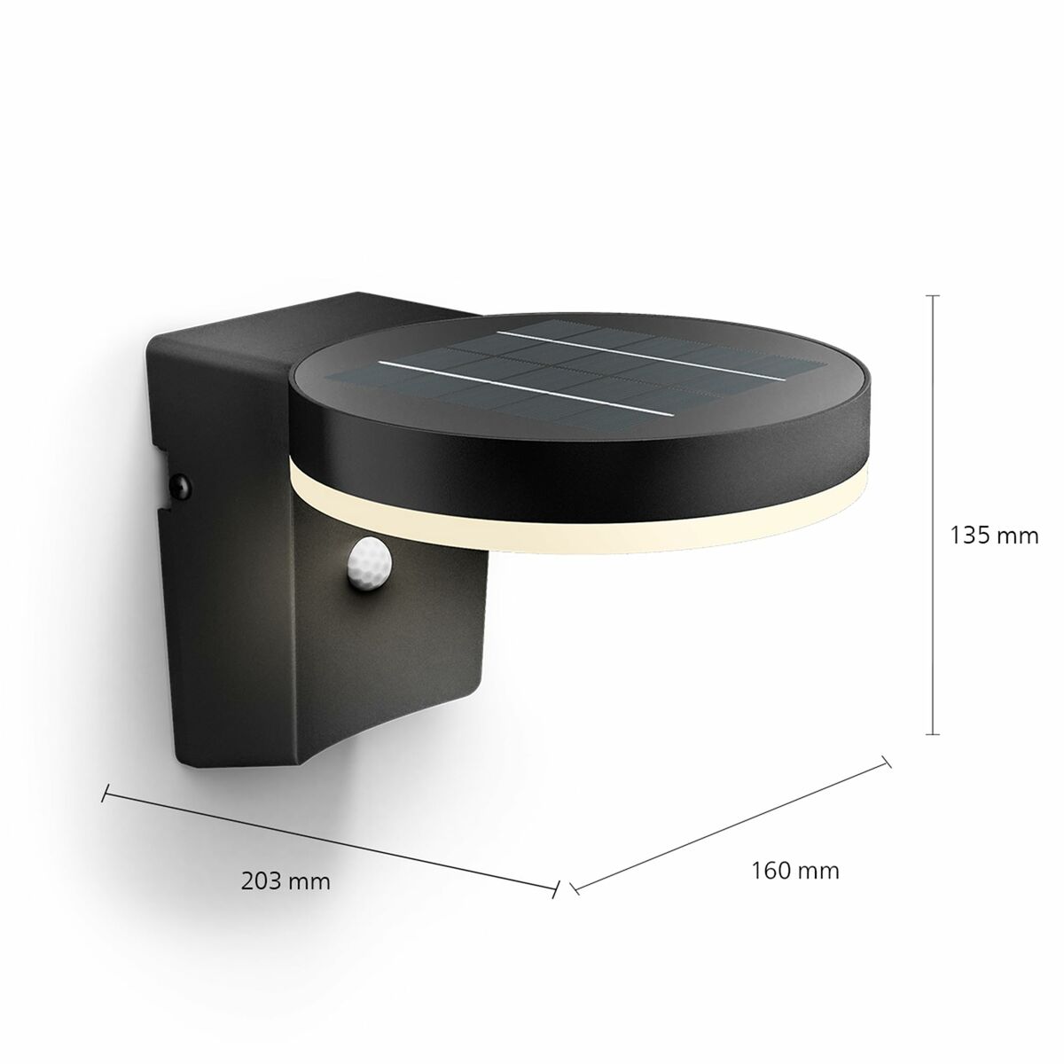 Vägglykta Philips 1,3 W 250 Lm Sol Rund (3000 K) - 6