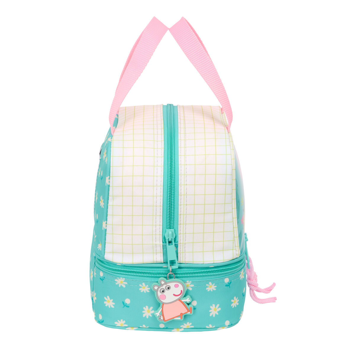 Lunchlåda Peppa Pig Pretty flowers Gul Mint 20 x 20 x 15 cm - 2
