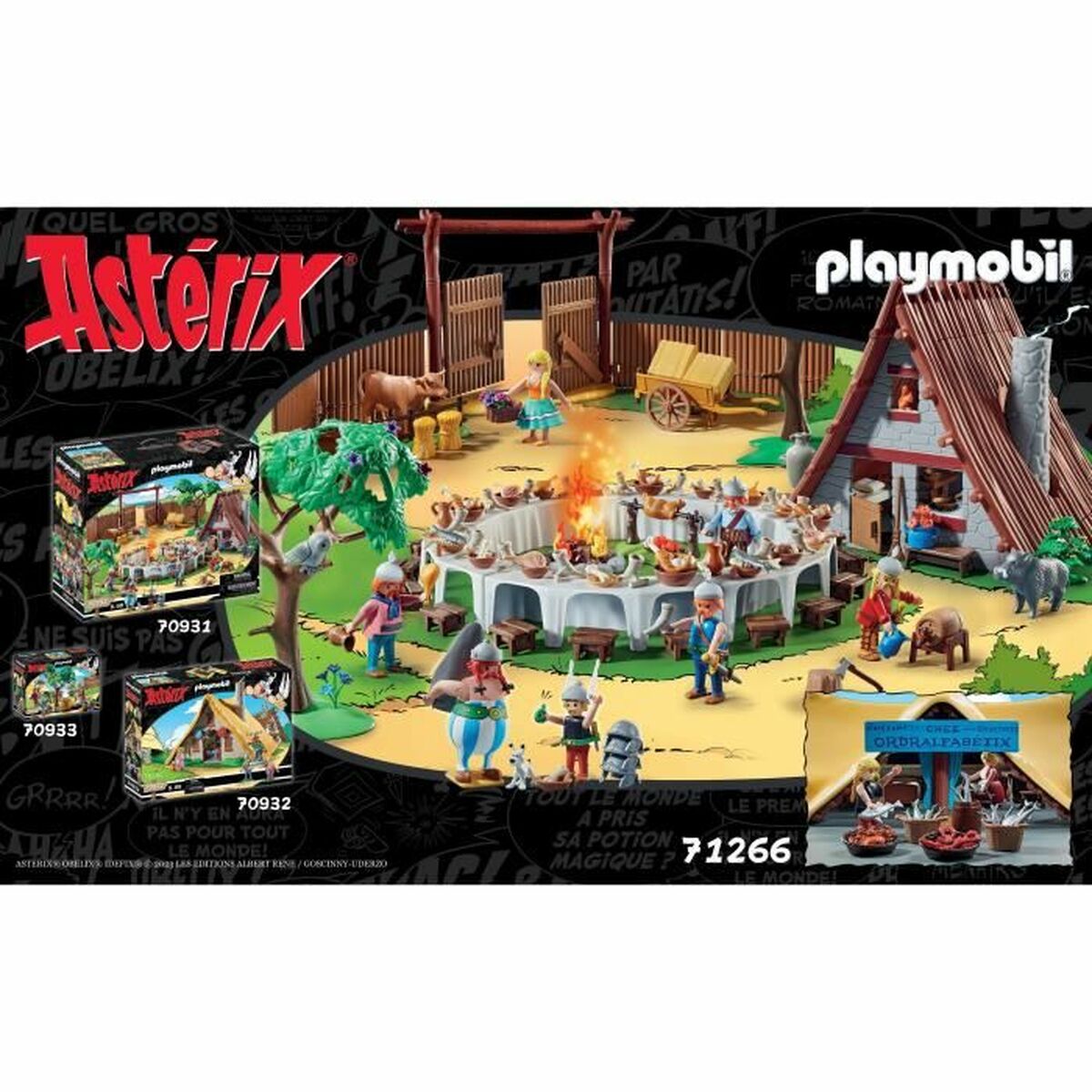 Playset Playmobil Astérix: Ordralfabetix Hut 71266 73 Delar - 4