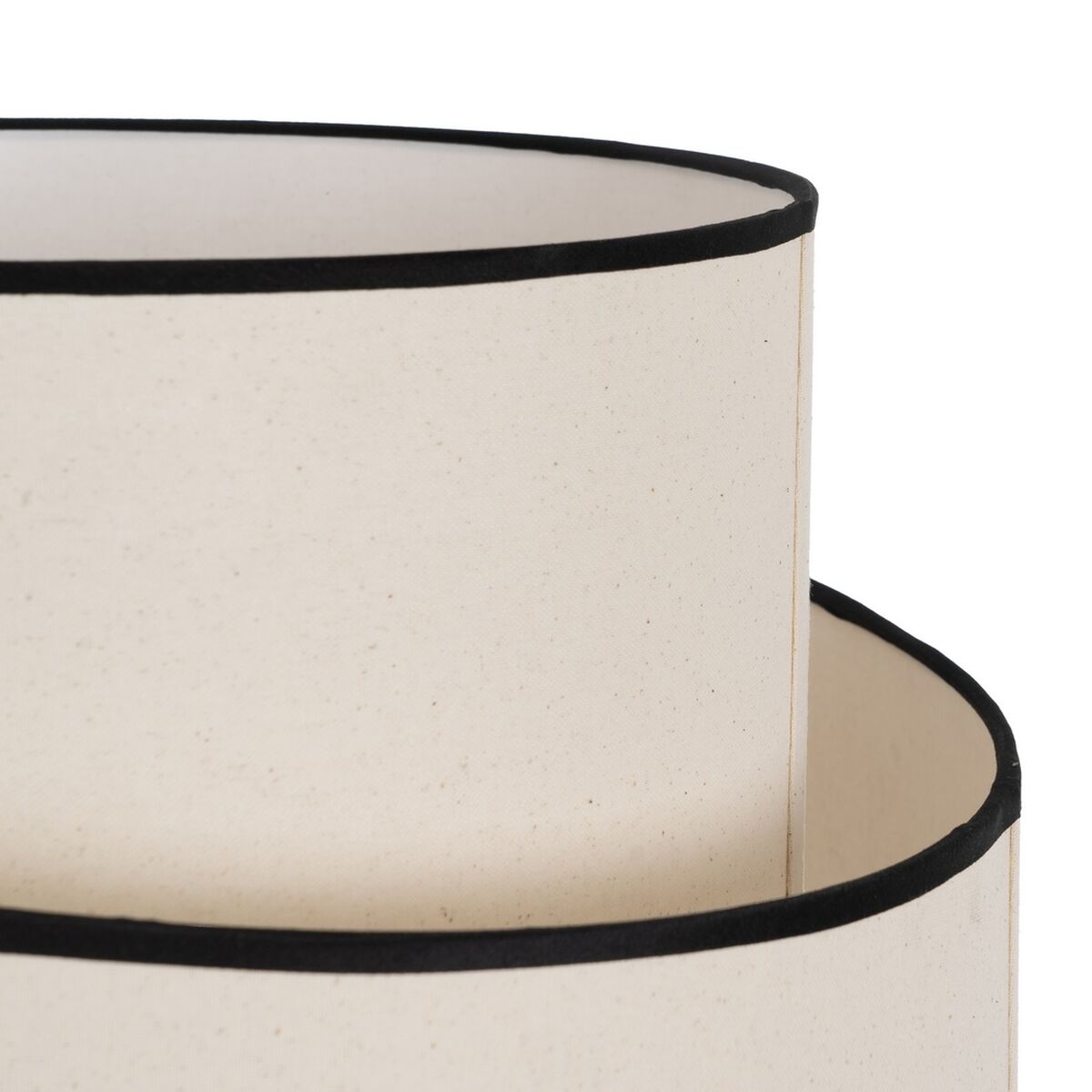Golvlampa Svart Beige Trä Tyg 60 W 220-240 V 60 x 60 x 155 cm - 2
