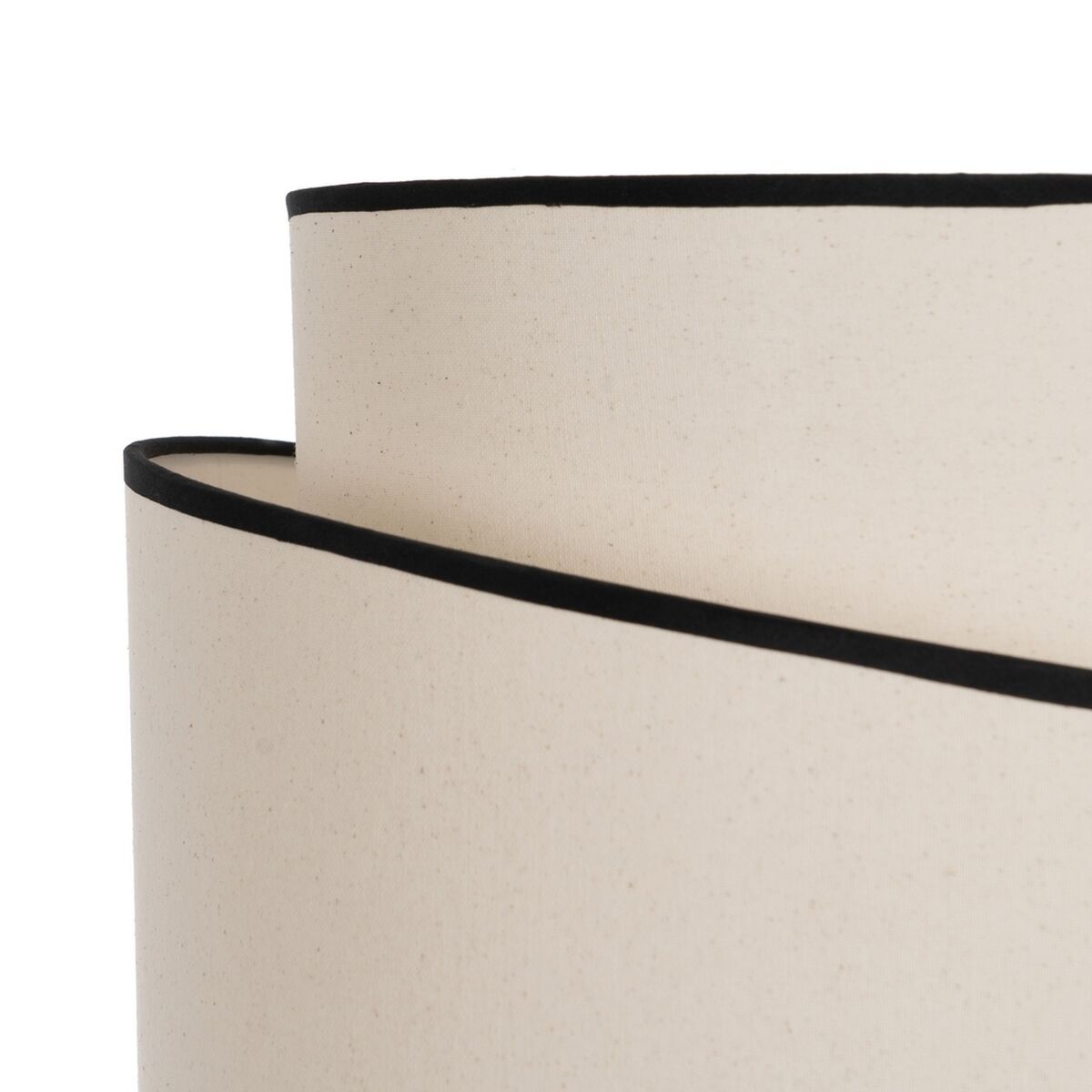 Golvlampa Svart Beige Trä Tyg 60 W 220-240 V 60 x 60 x 155 cm - 5