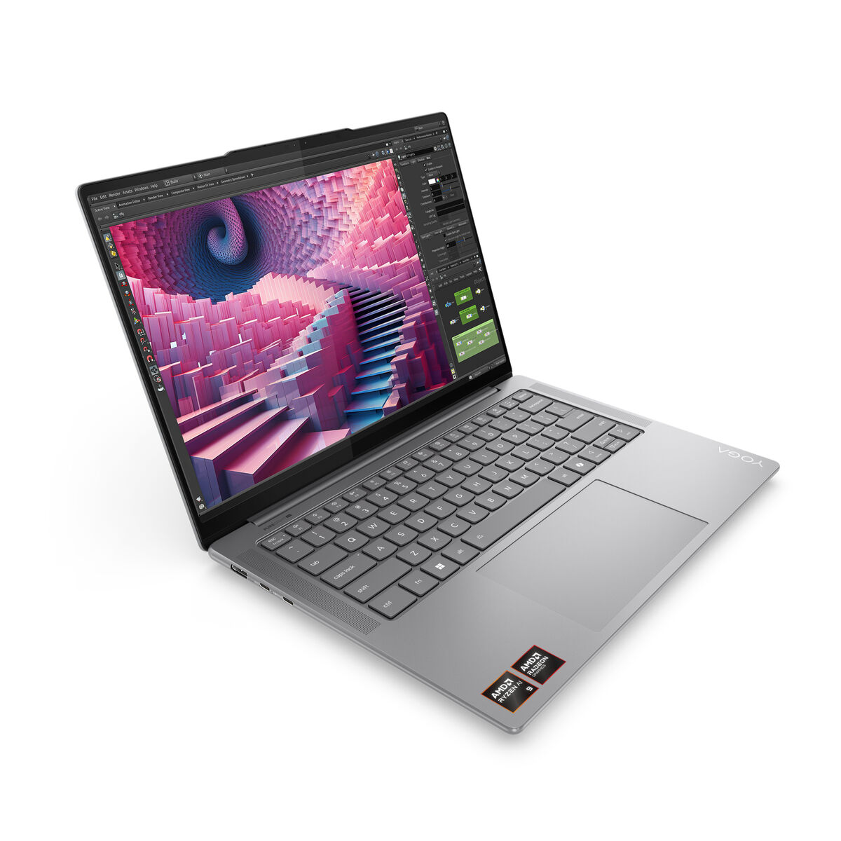 Bärbar dator Lenovo 83HN001HSP 32 GB RAM 1 TB 14,5" Qwerty Spanska - 4