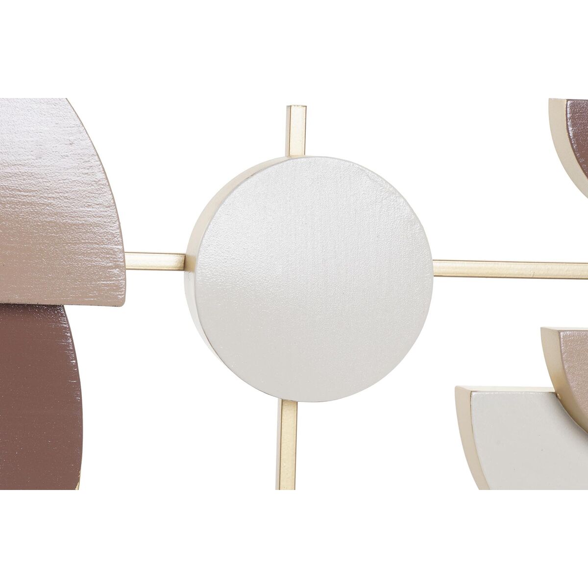 Väggdekoration DKD Home Decor Vit Vit/Rosa Gyllene Ljusrosa Modern Scandi 30 x 40 cm 110 x 6,4 x 49 cm - 2
