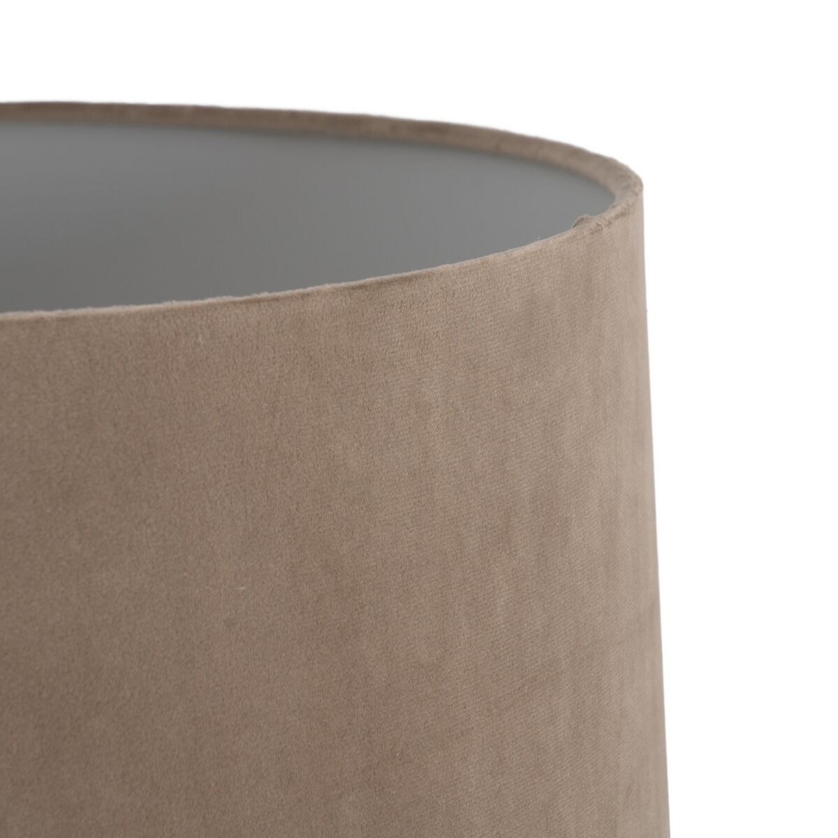 Bordslampa Beige Polyester Metall Glas 60 W 220-240 V 43 x 43 x 66 cm - 2