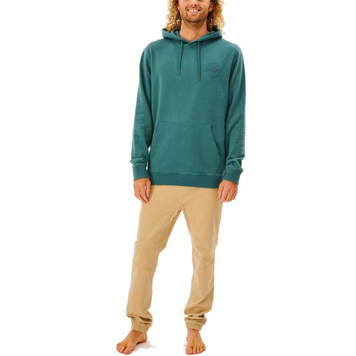 Tröja med huva Herr Rip Curl Re Entry Grön - 3