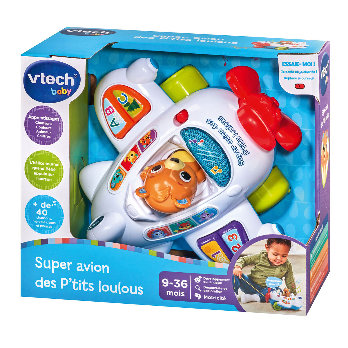 Utbildningsspel Vtech Baby Super avion des P´tits Loulous (FR) - 6