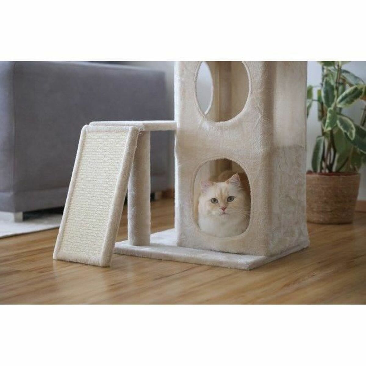 Klösträd för katter Kerbl Beige - 6