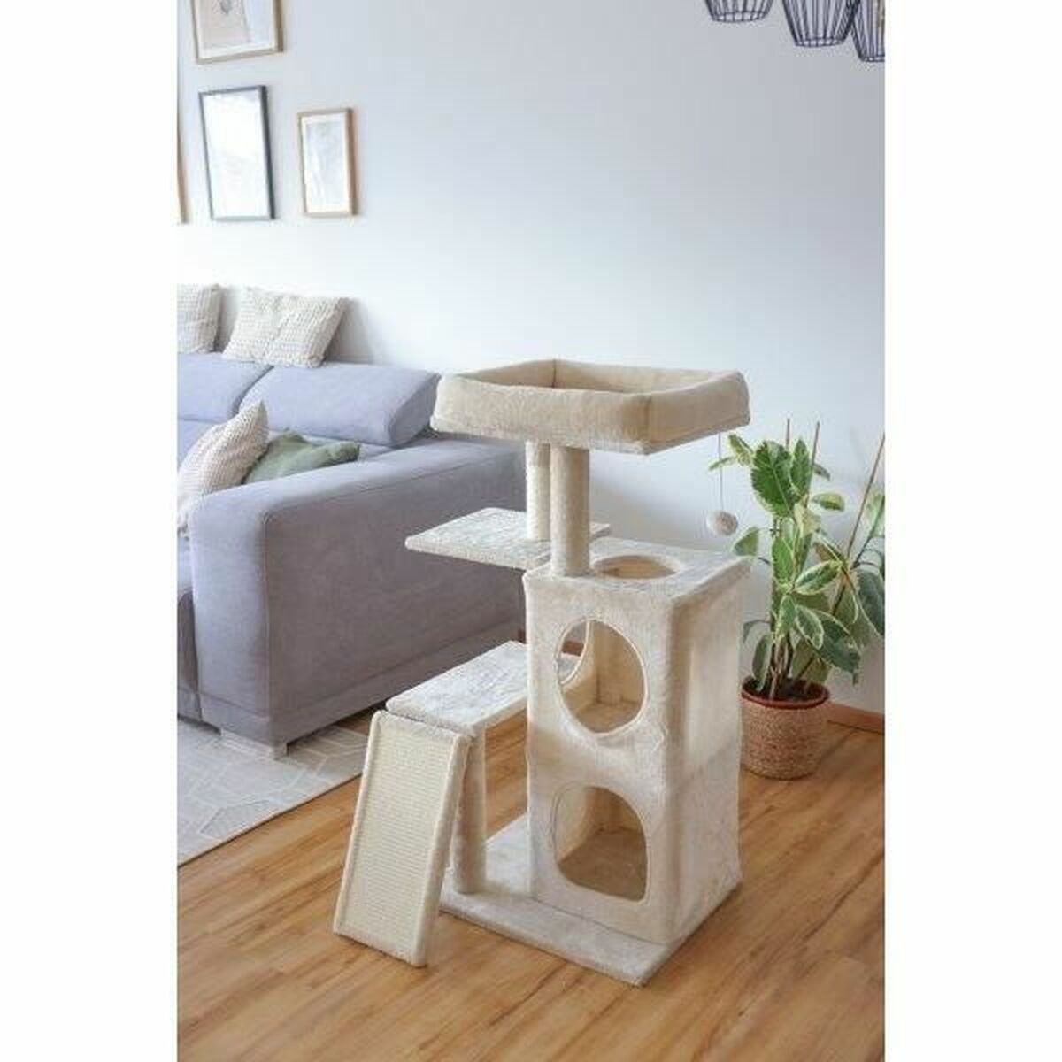 Klösträd för katter Kerbl Beige - 4