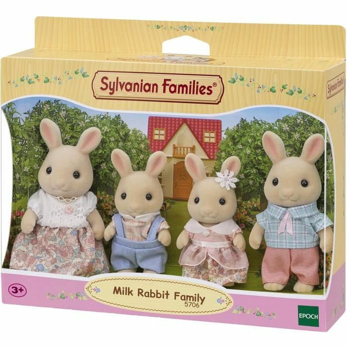 Dockset Sylvanian Families 5706 Kanin Familj 4 Delar - 4