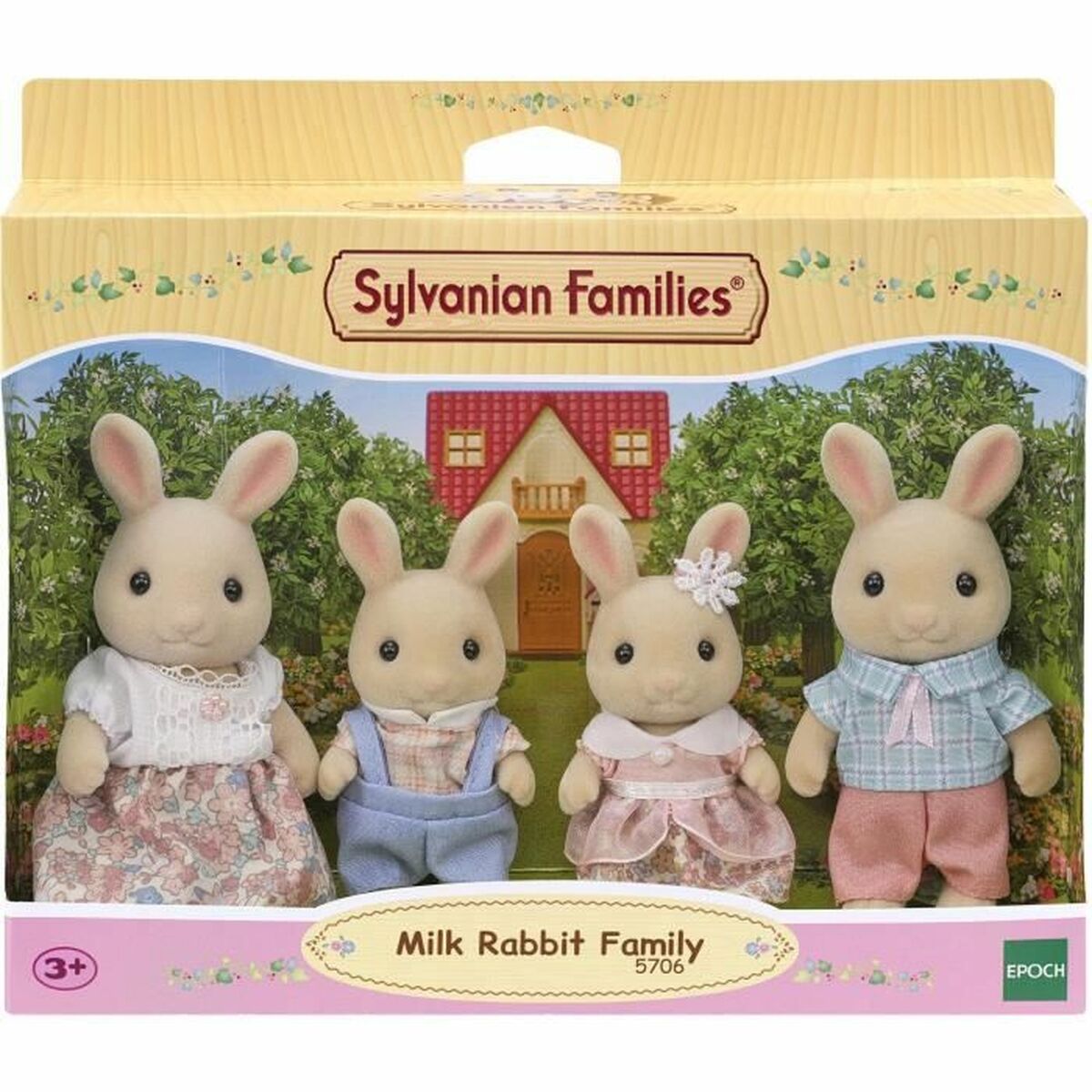 Dockset Sylvanian Families 5706 Kanin Familj 4 Delar