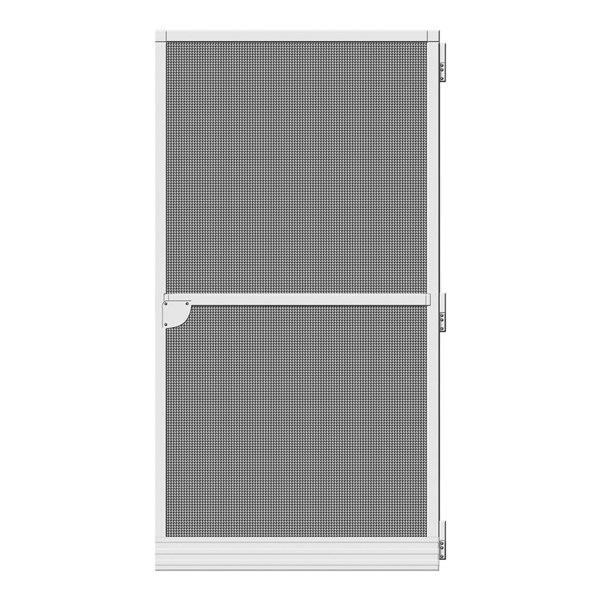 Myggnät Schellenberg Dörr Glasfiber Aluminium Vit (100 x 210 cm) - 5