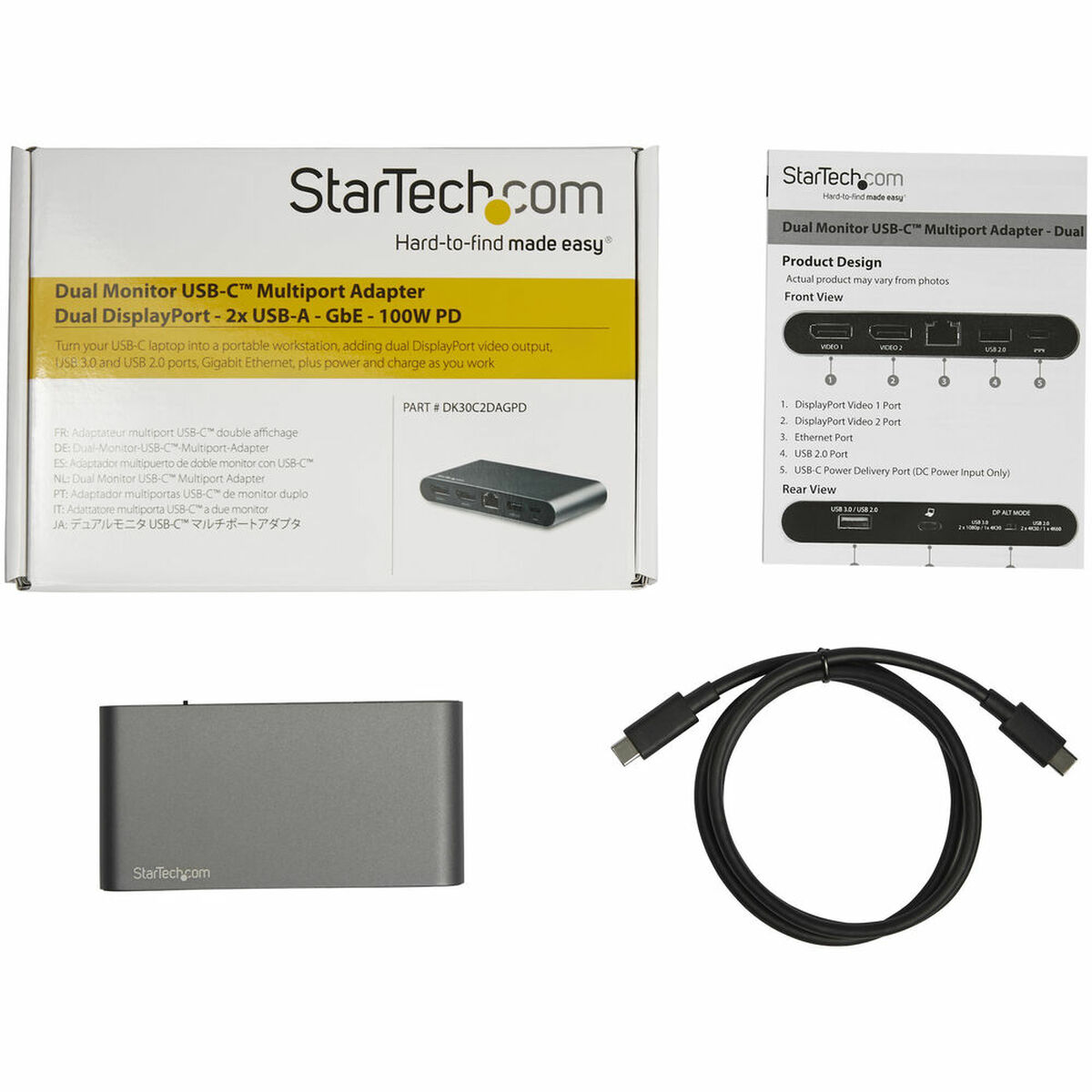Dockstation Startech DK30C2DAGPD - 2
