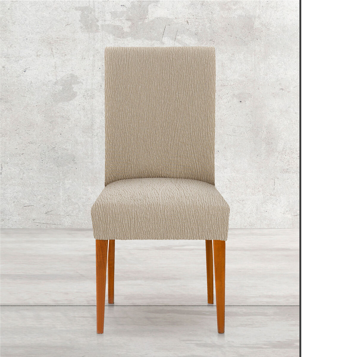 Stol täcka Eysa TROYA Ljusbrun 50 x 55 x 50 cm 2 antal - 10