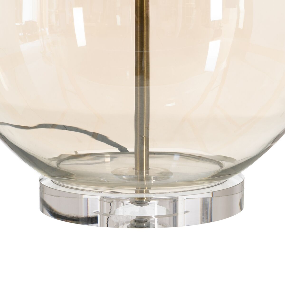 Bordslampa Gyllene Polyester Metall Glas 60 W 220-240 V 39 x 39 x 89 cm - 6