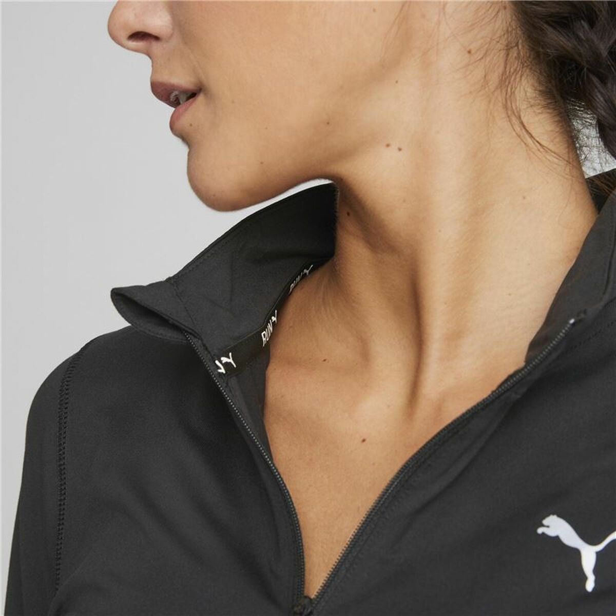Skjorta med lång ärm Dam Puma Run Favorite 1/4 Zip Mujer - 5