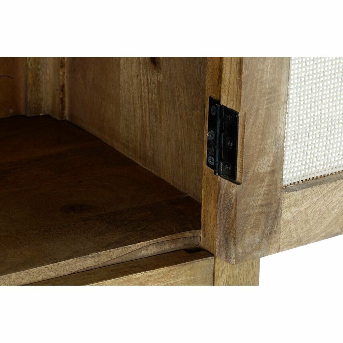 Skänk DKD Home Decor Brun Rattan Mangoträ 90 x 40 x 160 cm - 4