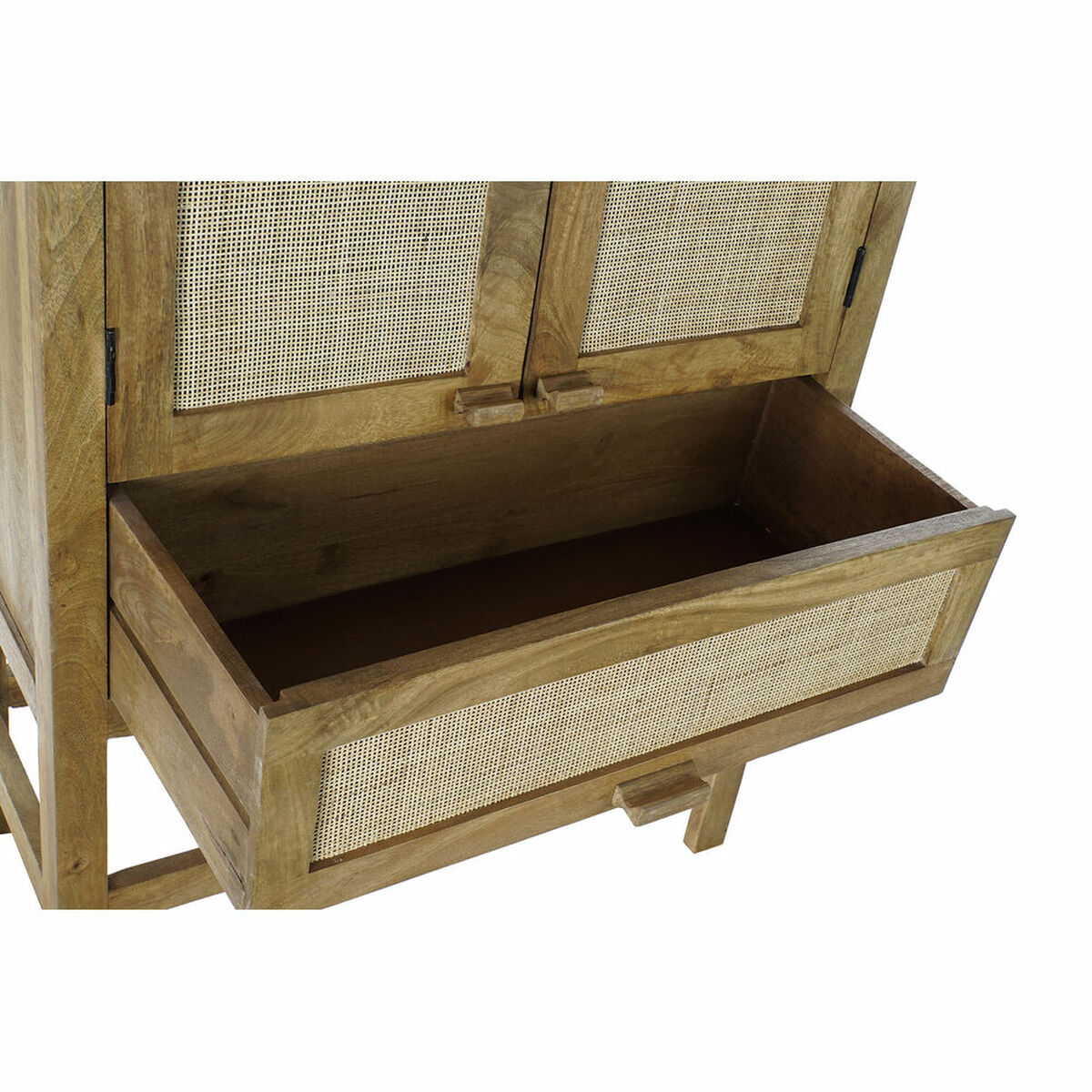 Skänk DKD Home Decor Brun Rattan Mangoträ 90 x 40 x 160 cm - 9