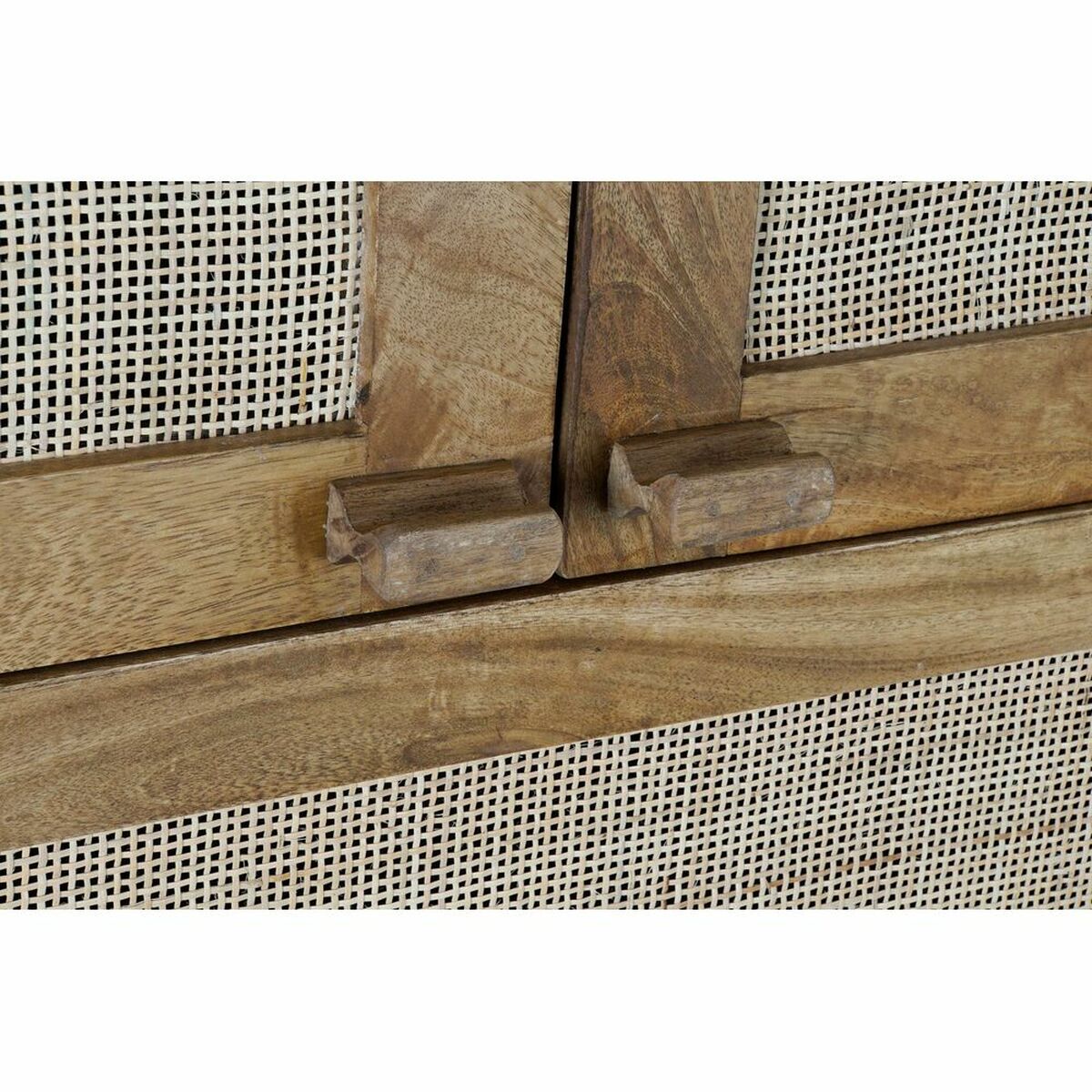 Skänk DKD Home Decor Brun Rattan Mangoträ 90 x 40 x 160 cm - 10