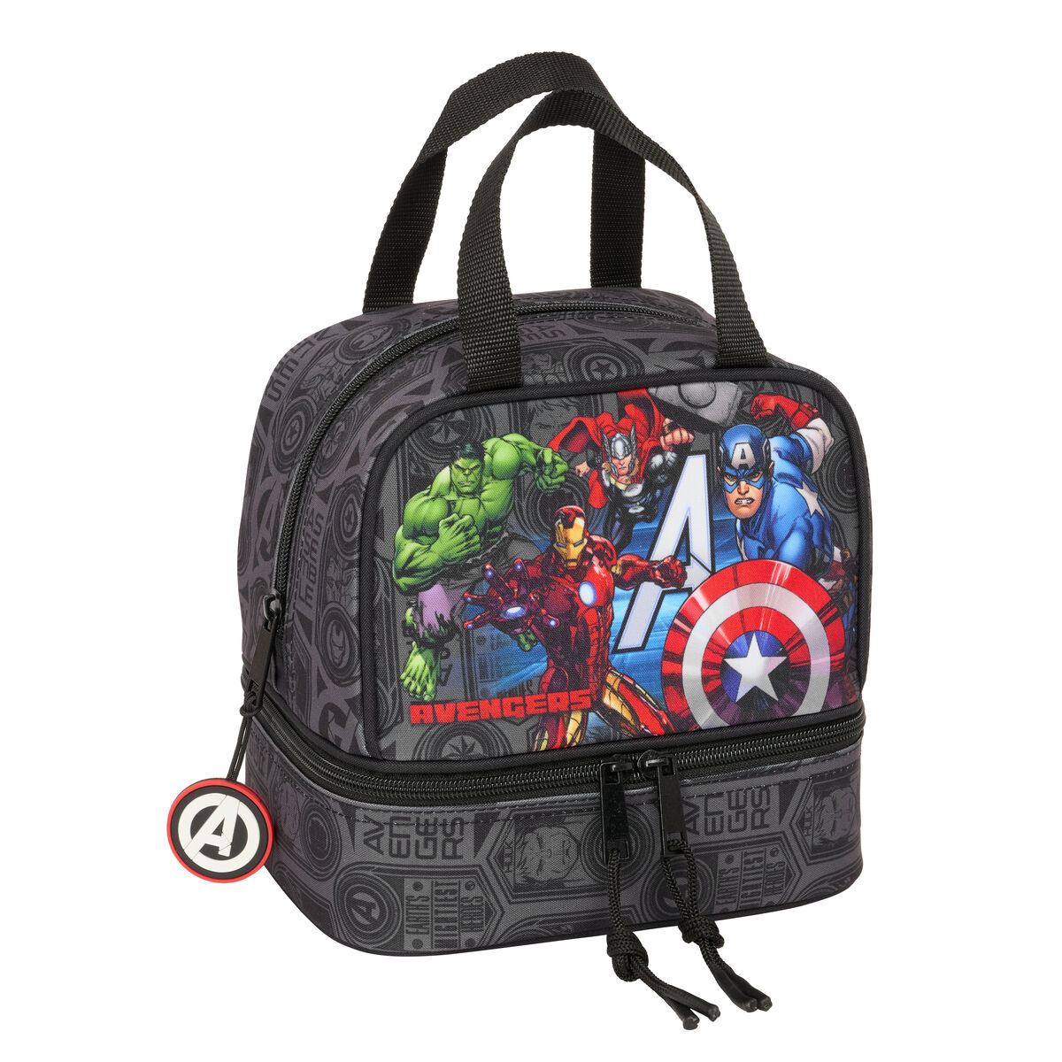 Lunchlåda The Avengers Vendetta Svart 20 x 20 x 15 cm
