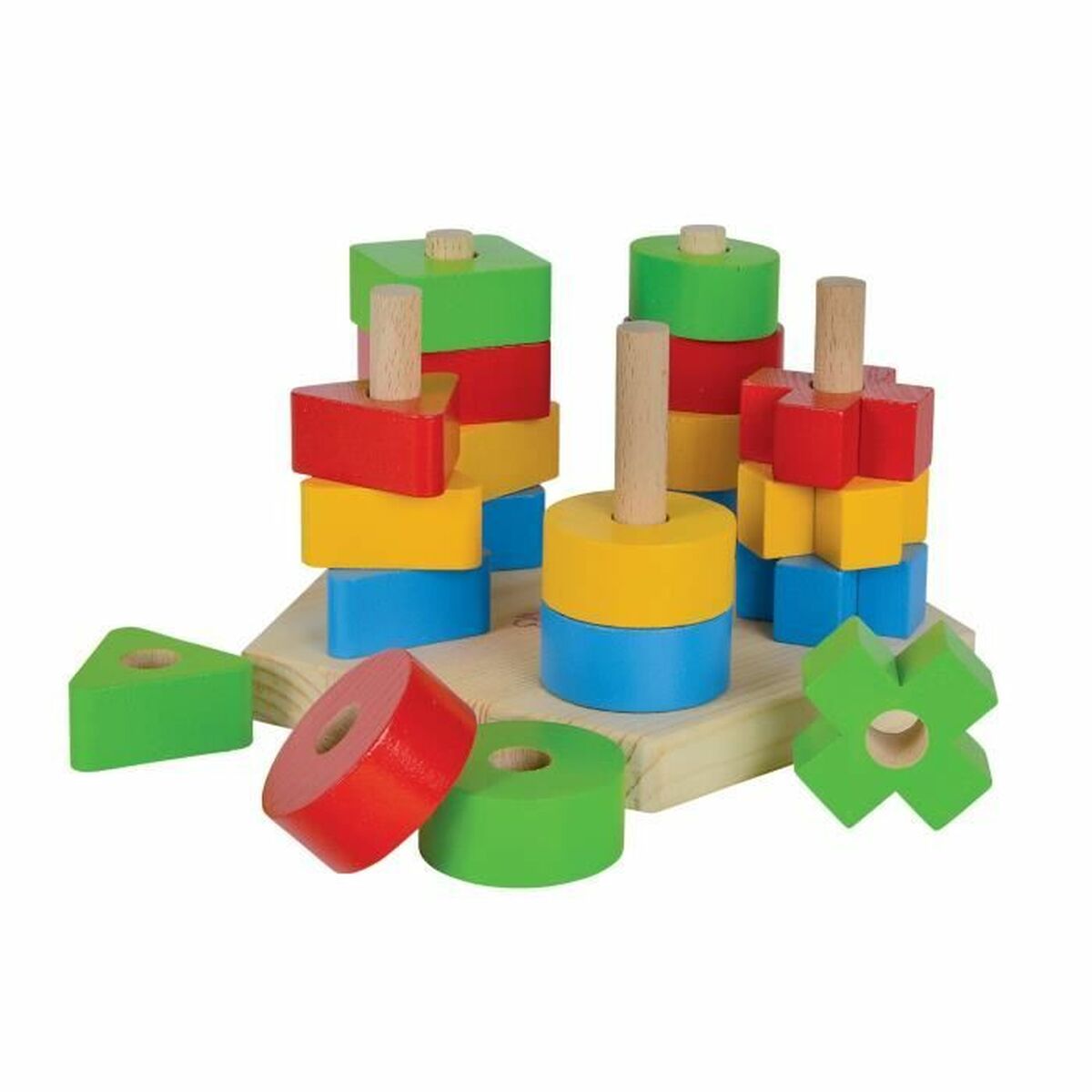 Playset Eichhorn Stacking Shapes - 4