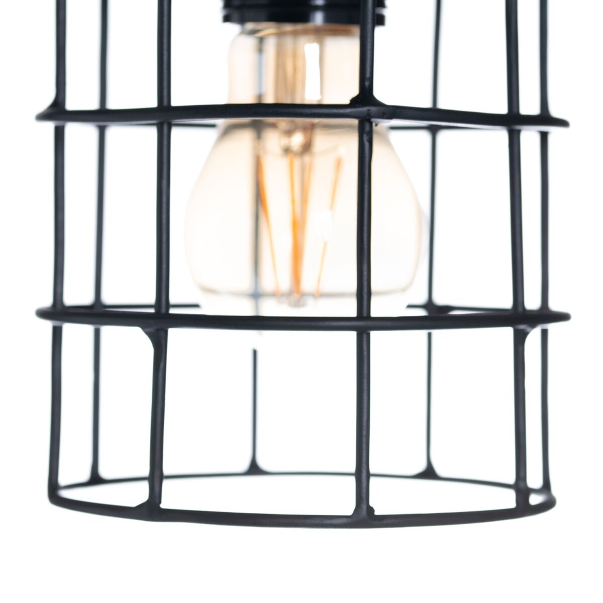 Taklampa 12 x 12 x 27 cm Naturell Gyllene Trä Järn 220 V Mangoträ 240 V - 7