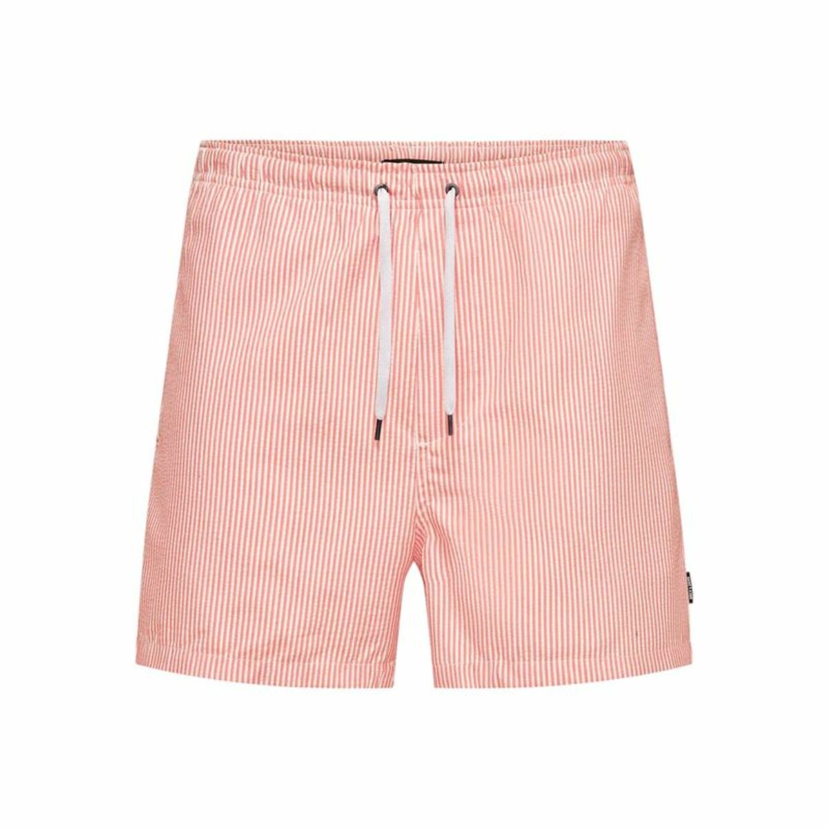 Baddräkt Herr Only & Sons Onsted Stripe Seersucker Rosa