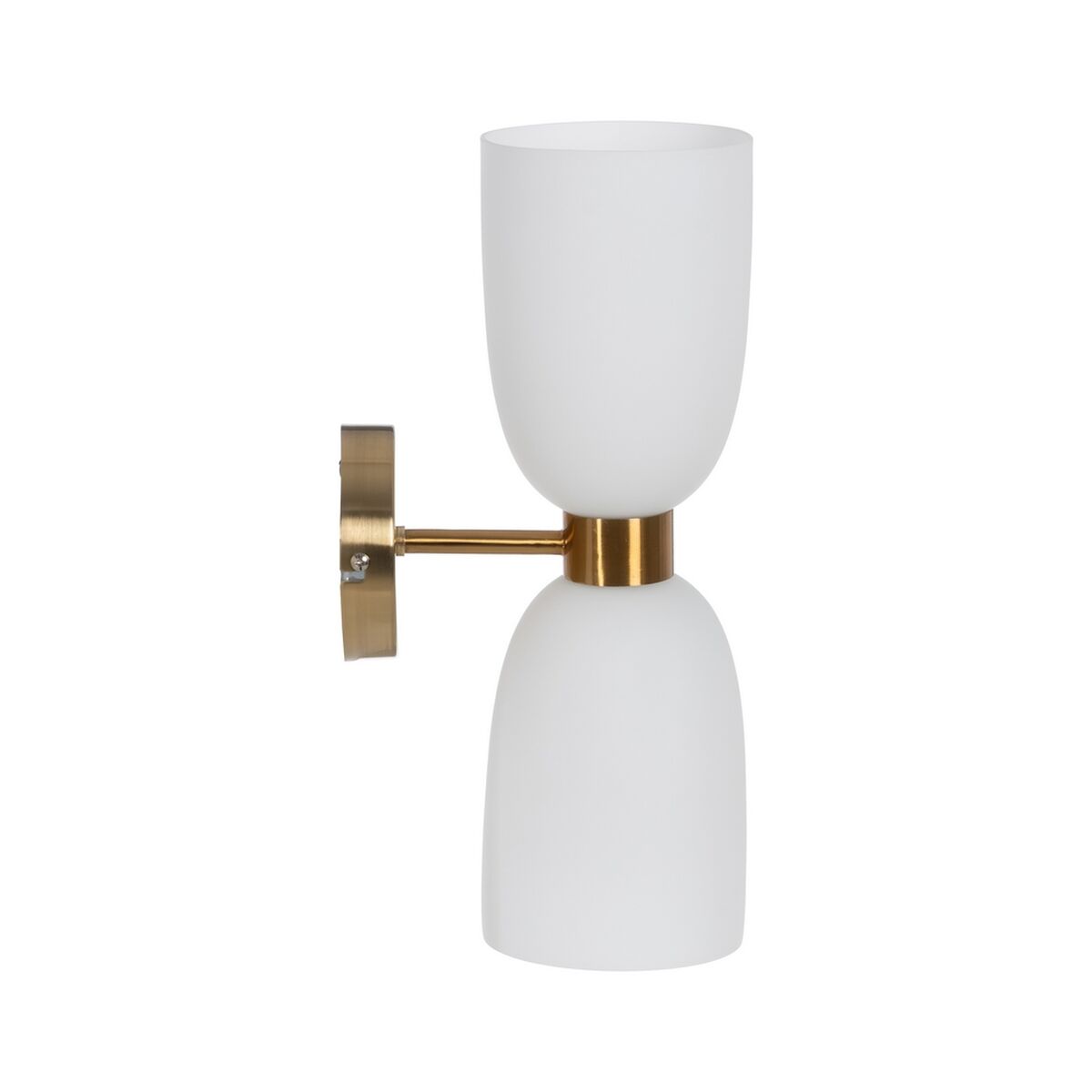 Vägglampa Vit Gyllene 60 W 18 x 12 x 36 cm - 2