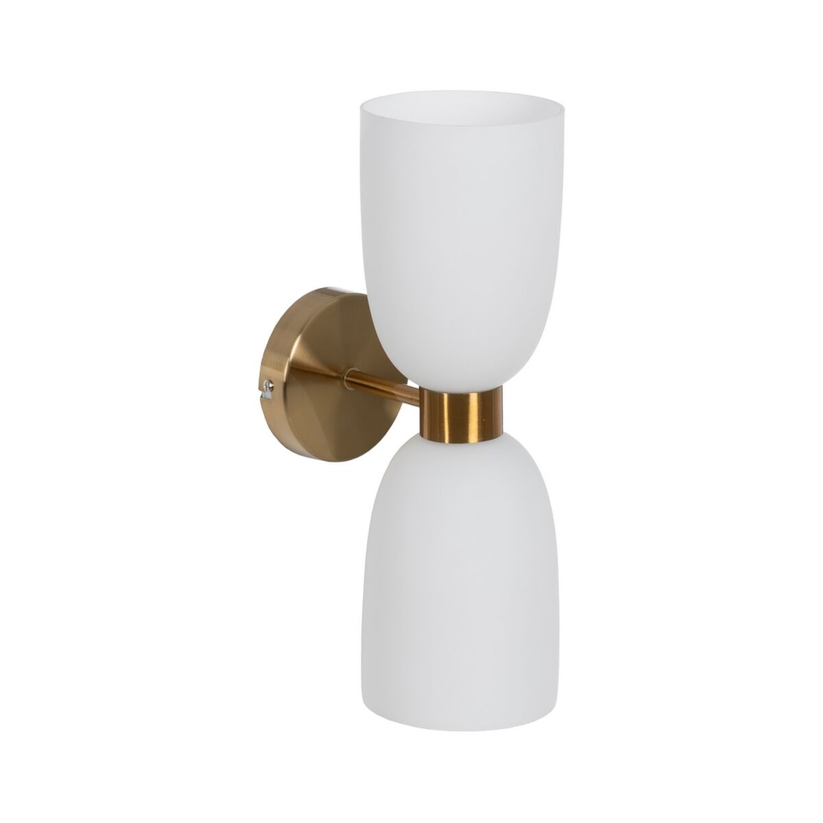Vägglampa Vit Gyllene 60 W 18 x 12 x 36 cm