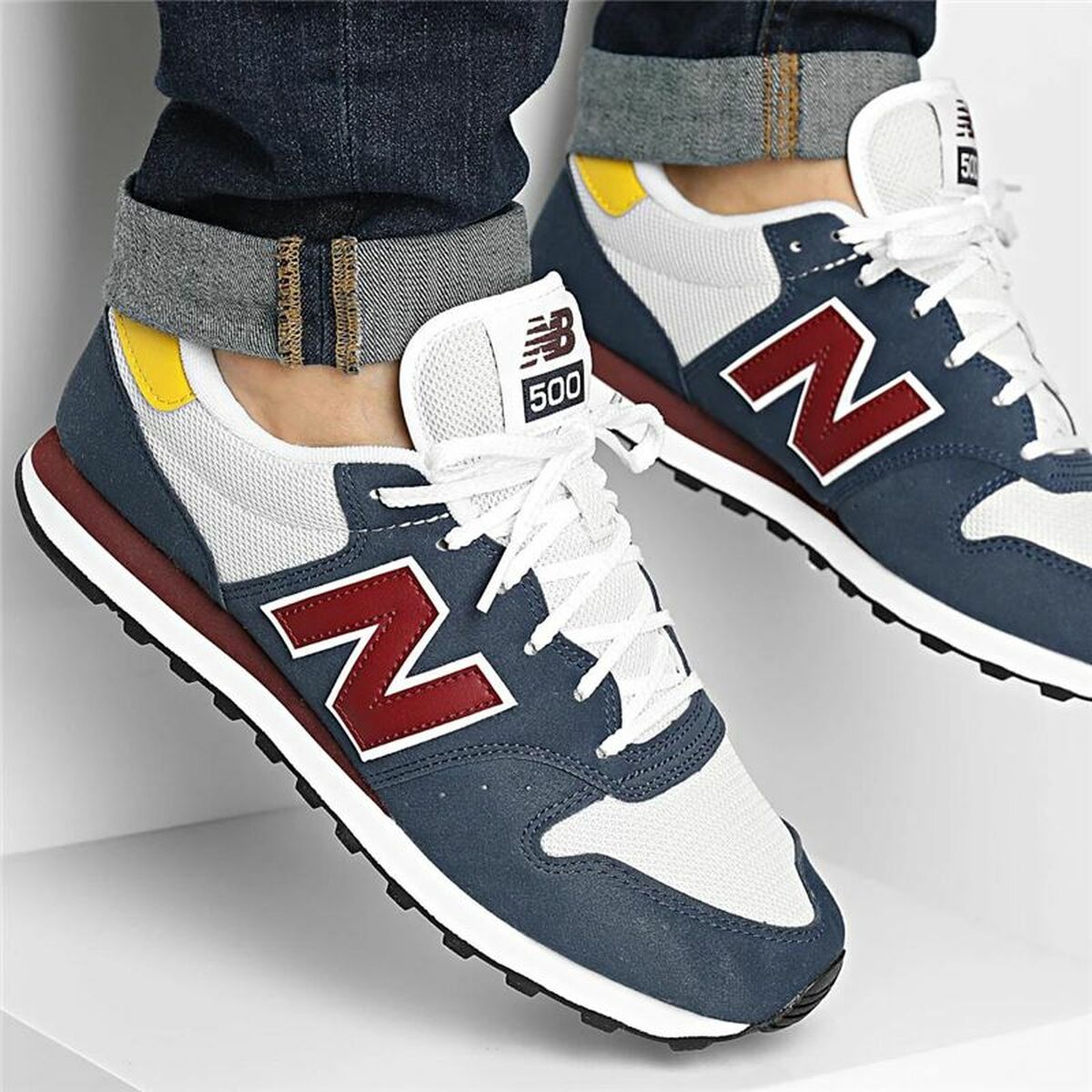 Sportskor Casual Herr New Balance 500 Blå - 2