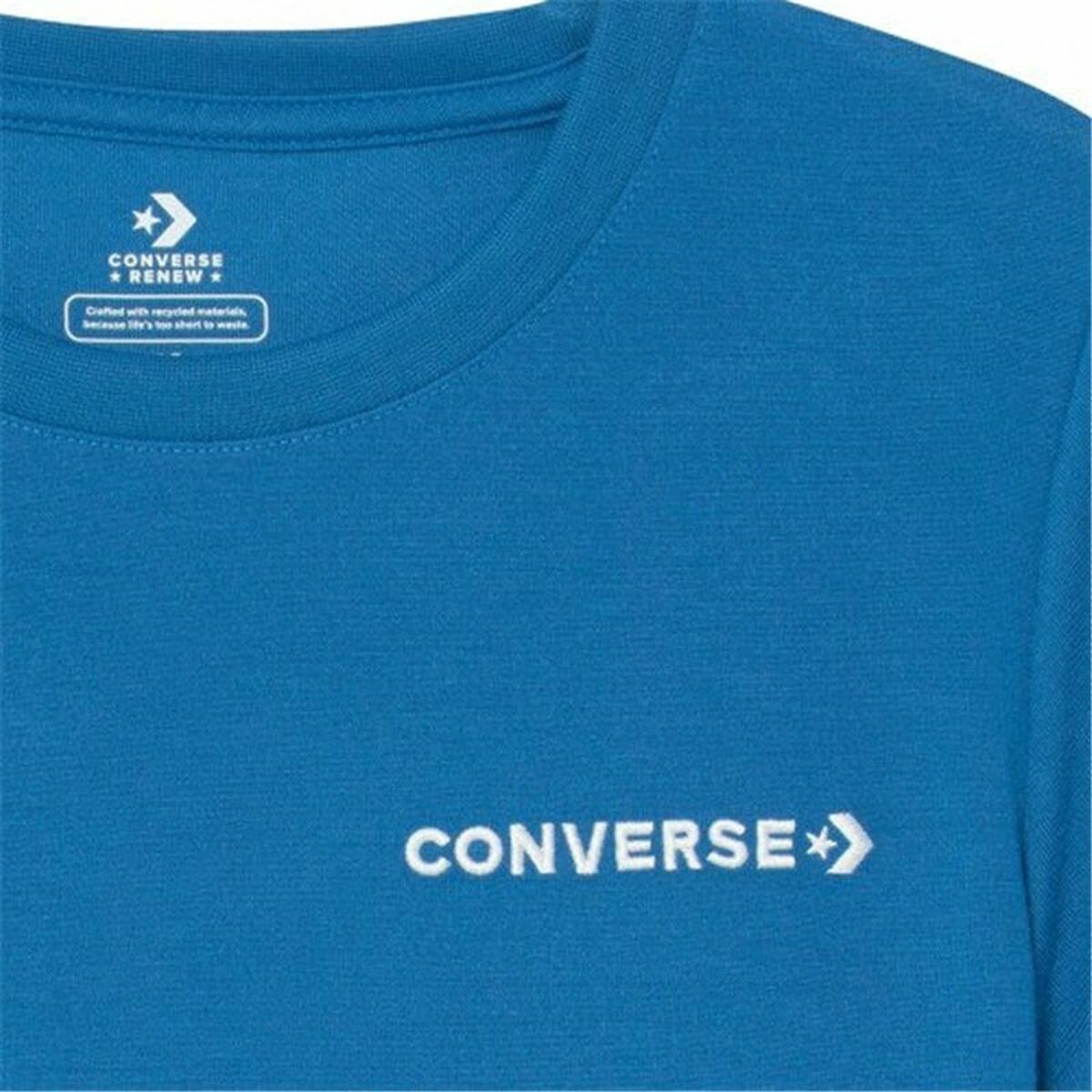 T-shirt med kortärm Barn Converse Field Surplus Blå - 18