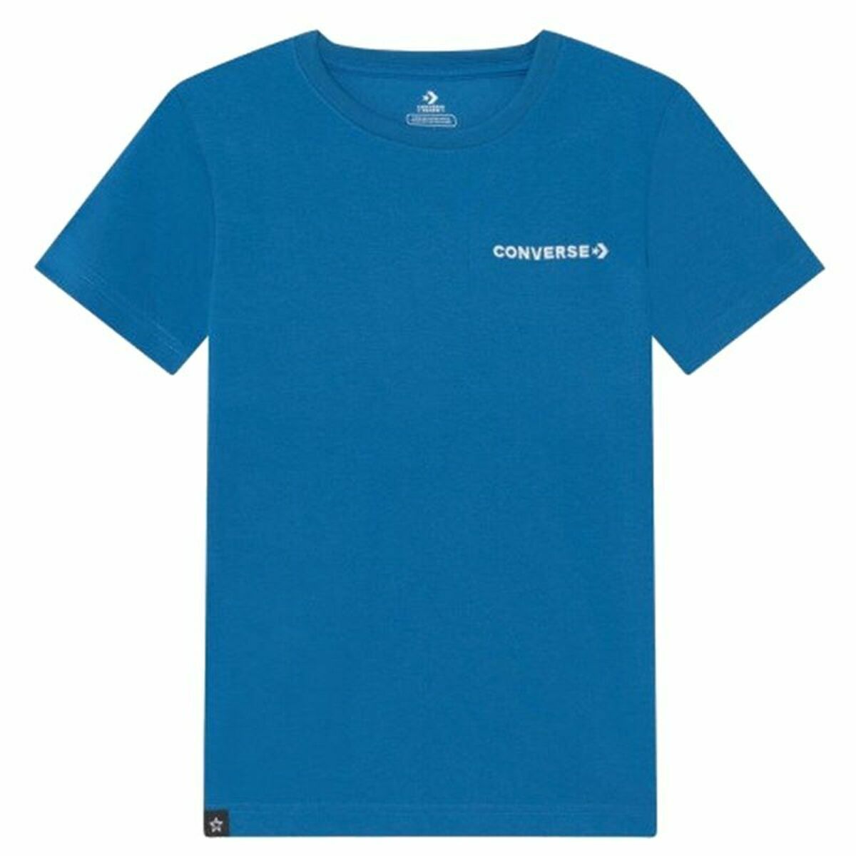 T-shirt med kortärm Barn Converse Field Surplus Blå - 15