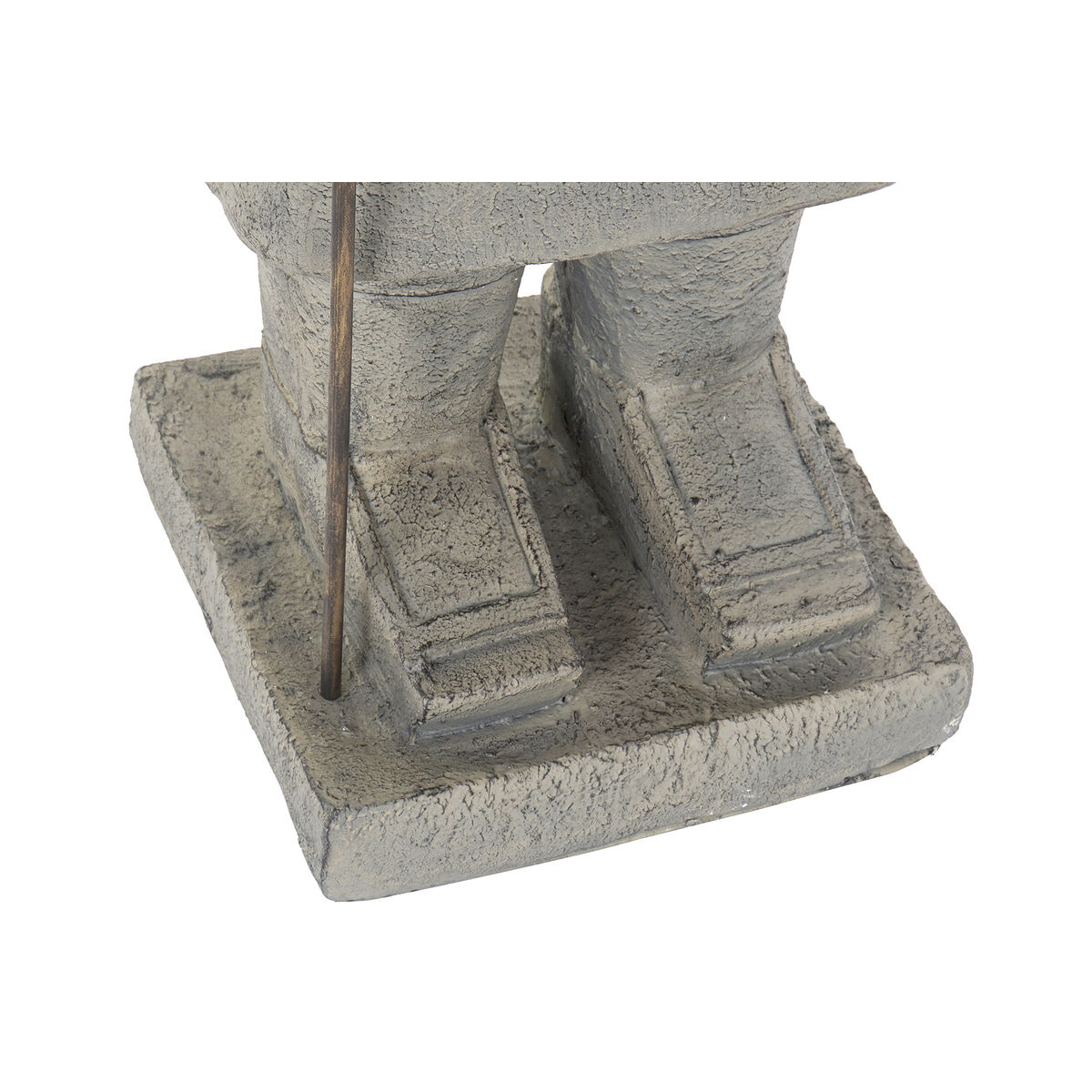 Prydnadsfigur Home ESPRIT Grå Orientalisk Krigare 37 x 36 x 120 cm - 4