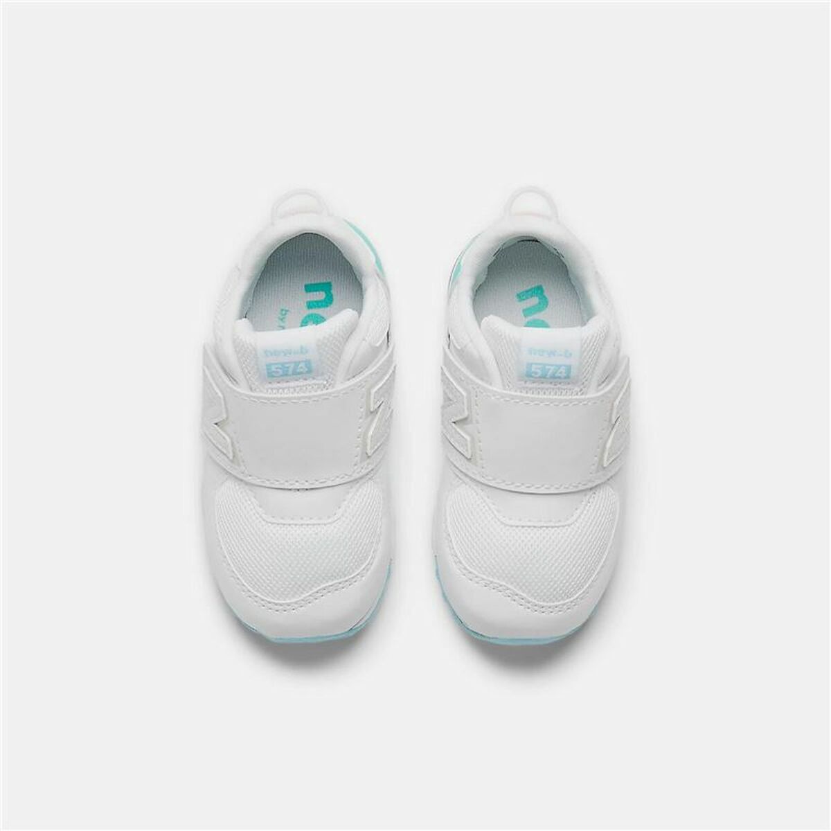 Sportskor för barn New Balance 574 NEW-B HOOK LOOP Vit - 4