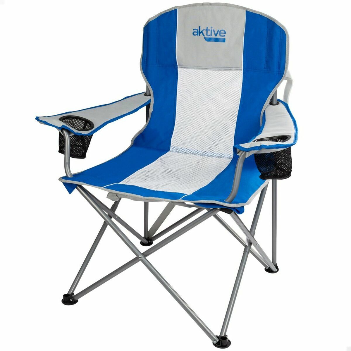 Hopfällbar Stol Aktive 57 x 60 x 97 cm Blå - 8