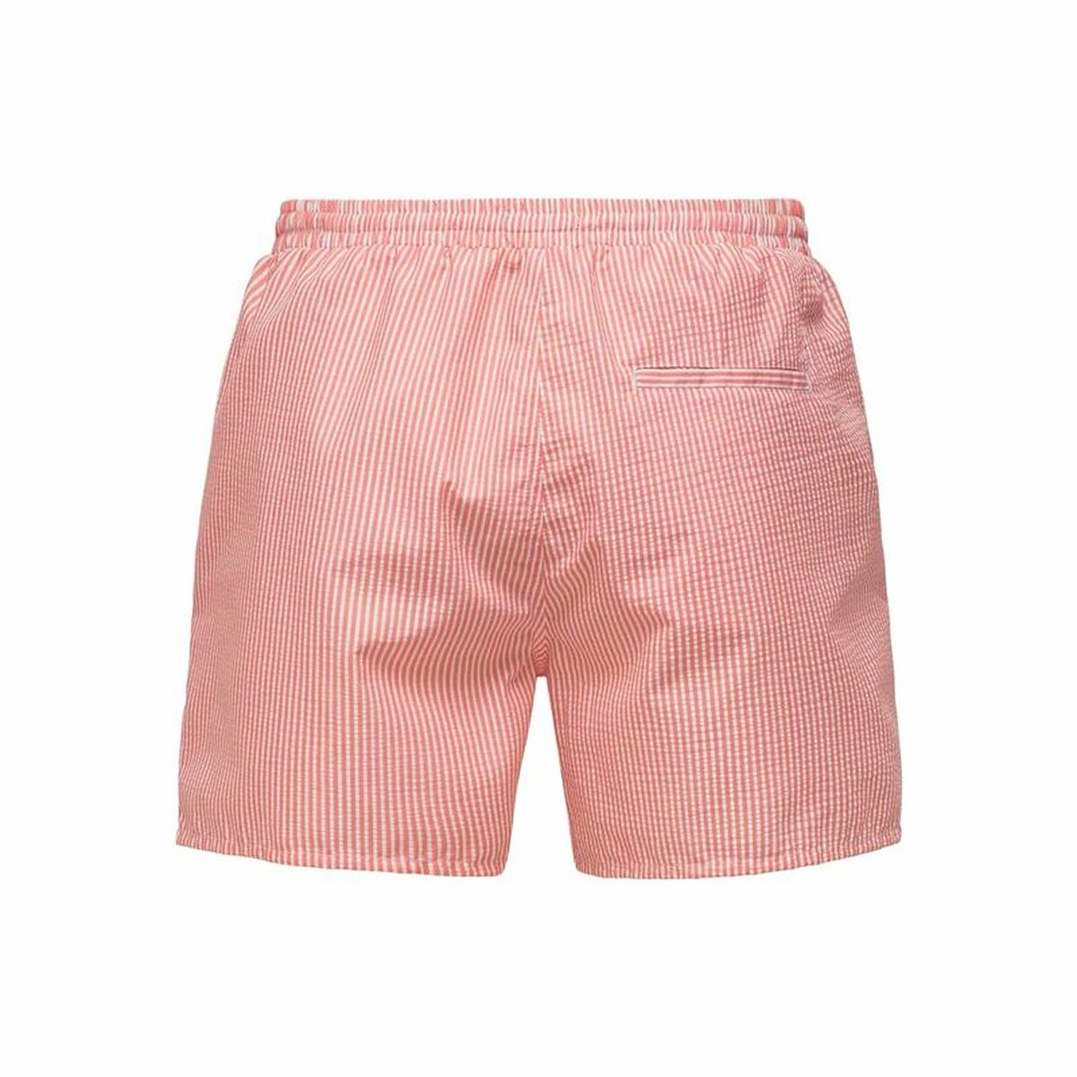 Baddräkt Herr Only & Sons Onsted Stripe Seersucker Rosa - 2