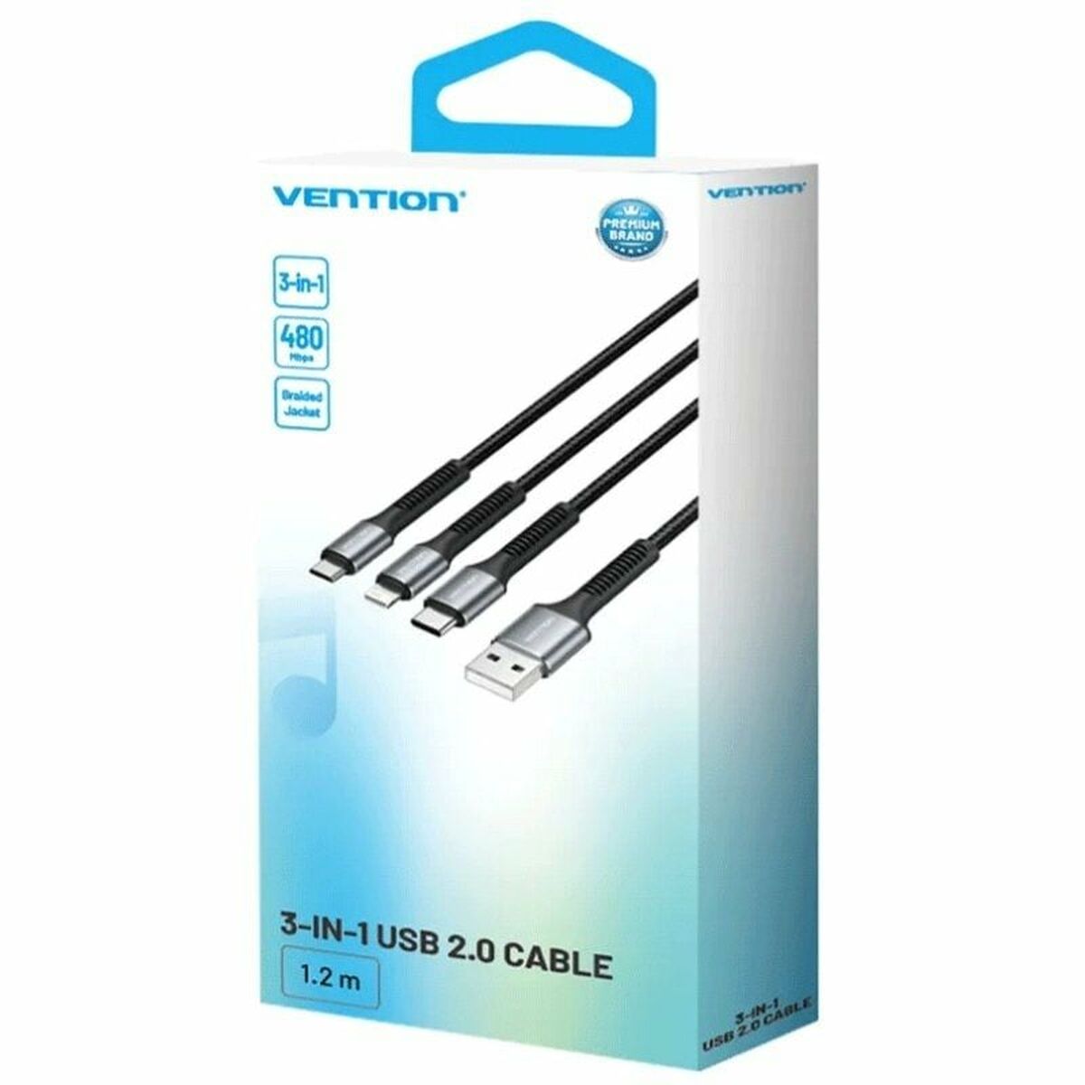 Kabel USB till Lightning Vention H18BAV - 2
