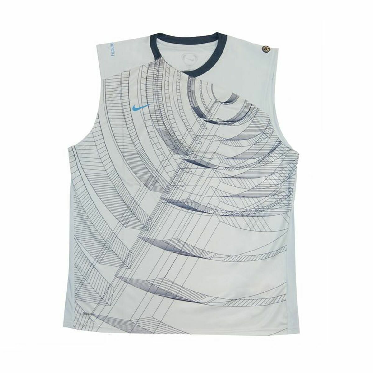 Ärmlös sporttröja Herr Nike Summer Total 90 Ljusgrå - 4