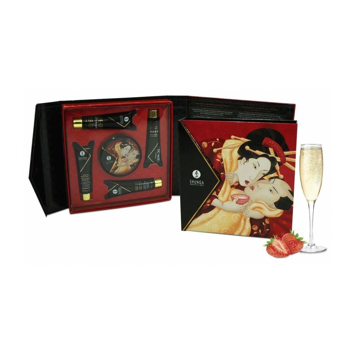 Geisha Mousserande Jordgubbsvin Shunga SH8208 - 6