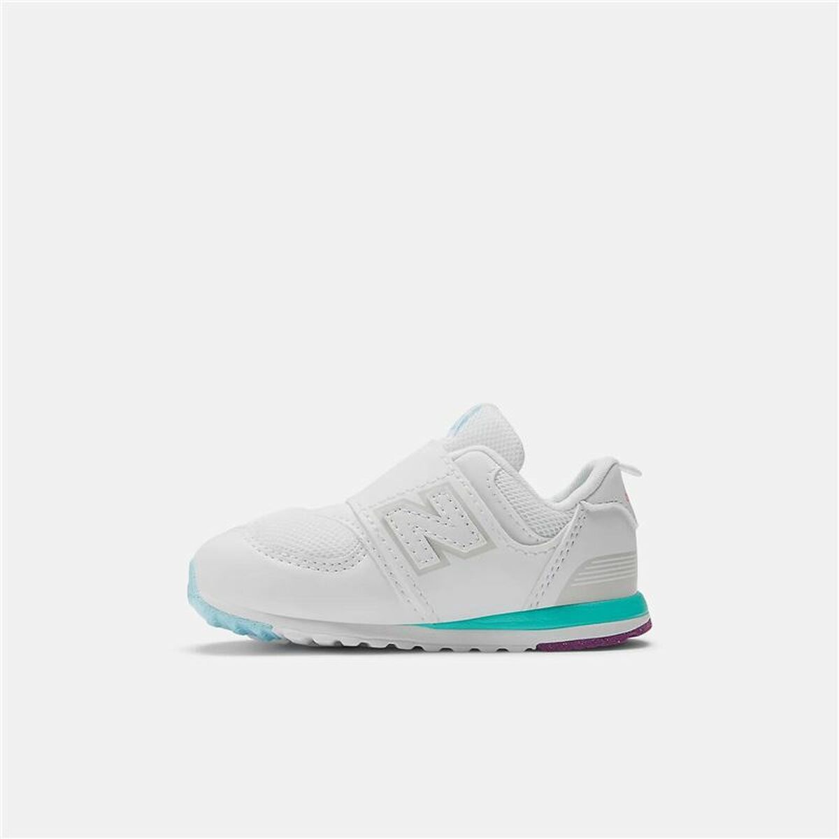 Sportskor för barn New Balance 574 NEW-B HOOK LOOP Vit - 2