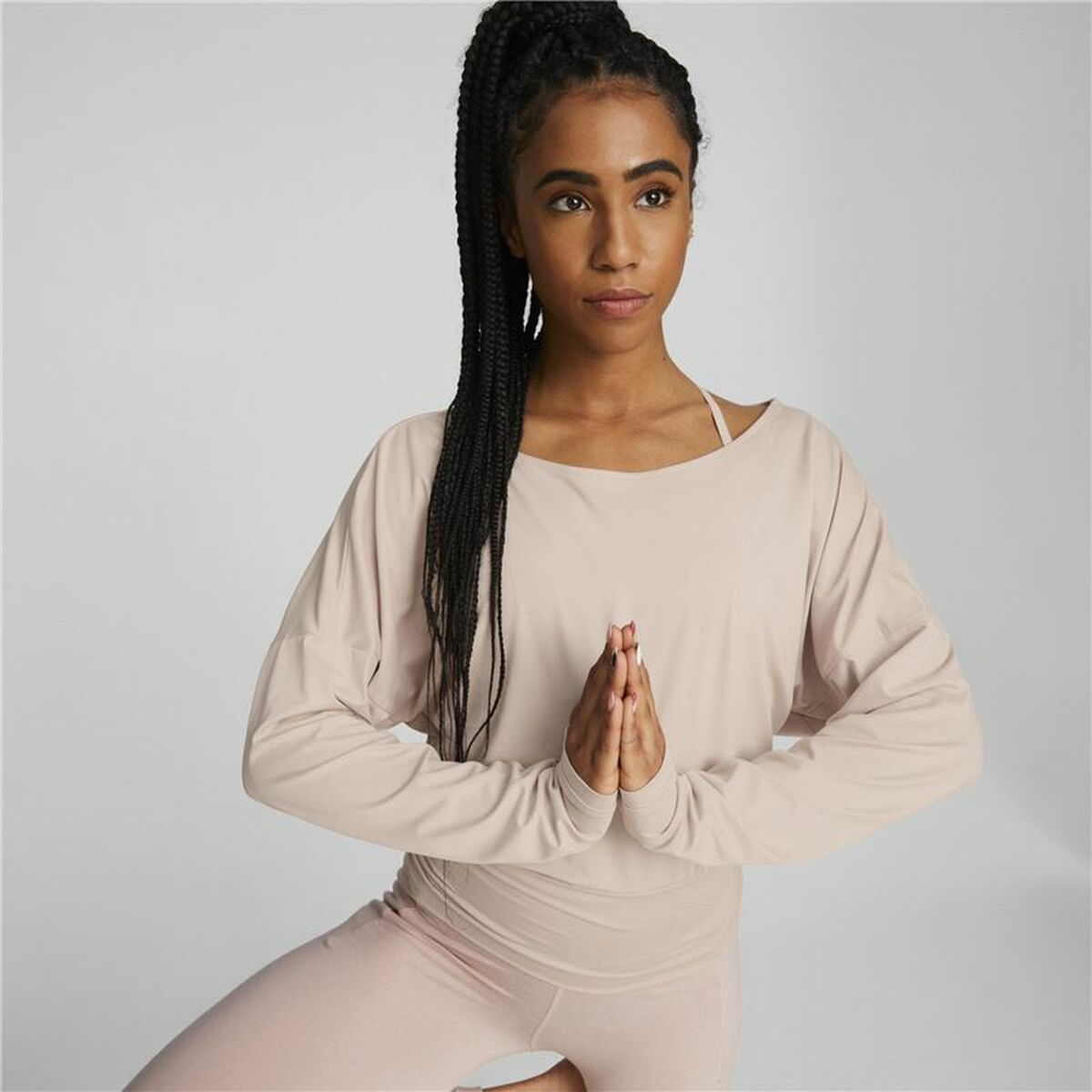 Tröja utan huva Dam Puma Studio Yogini Lite Lax - 3