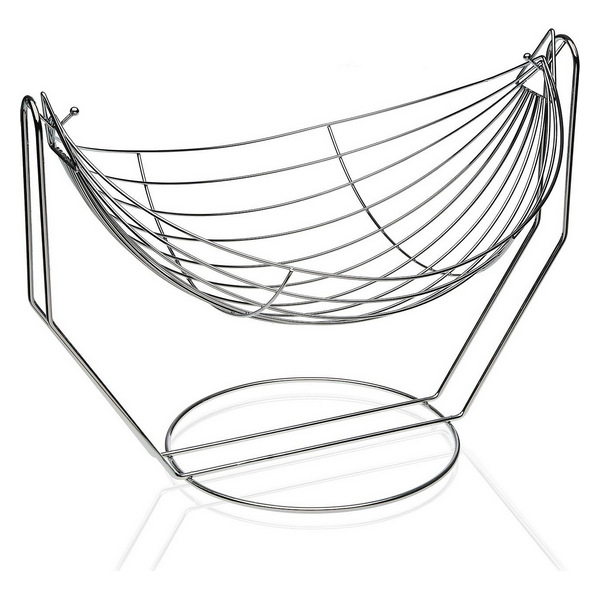 Fruktskål Versa 10035330 Metall Stål (29 x 41 x 31,5 cm)