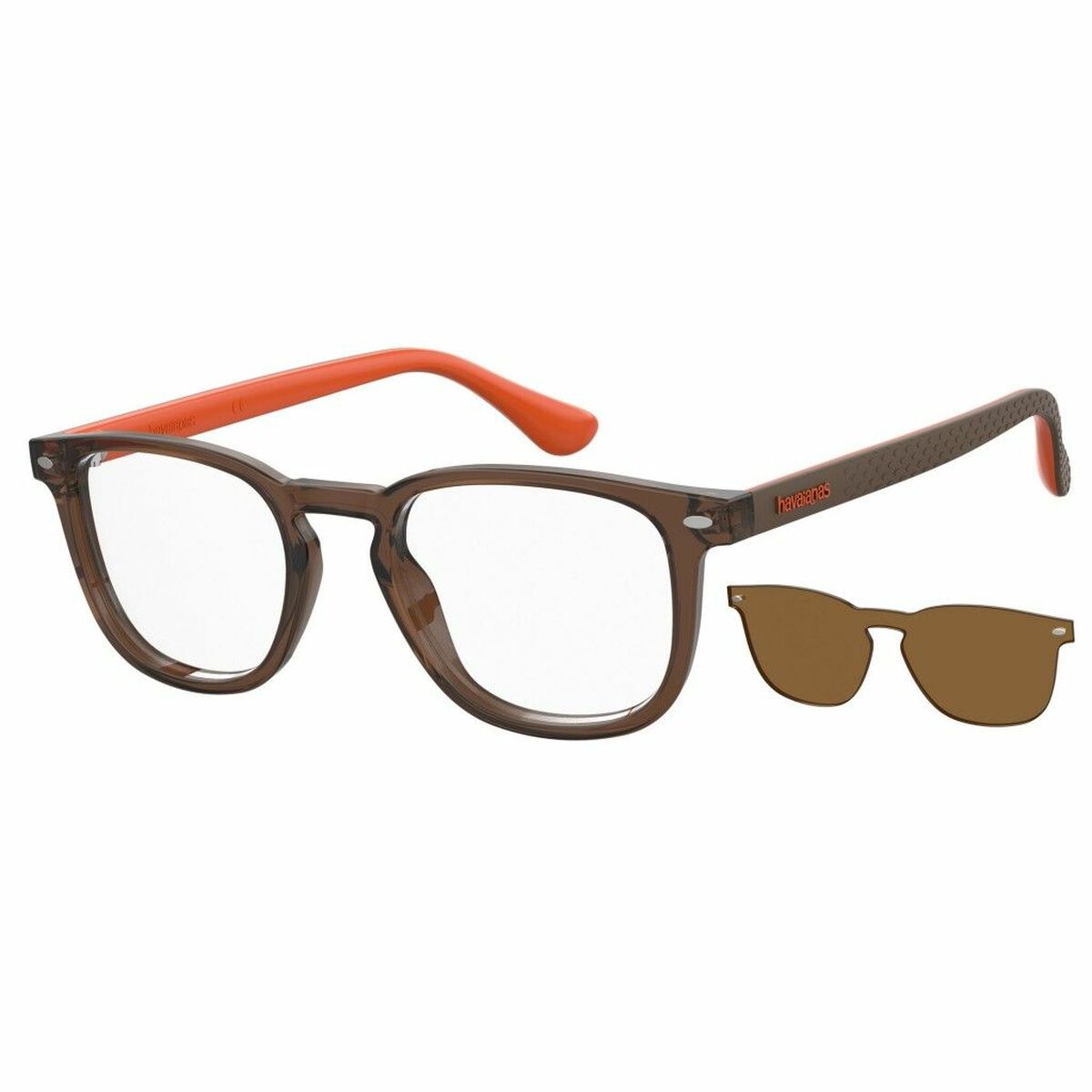 Glasögonbåge + Solglasögon Havaianas Brun ø 57 mm Clip On - 2