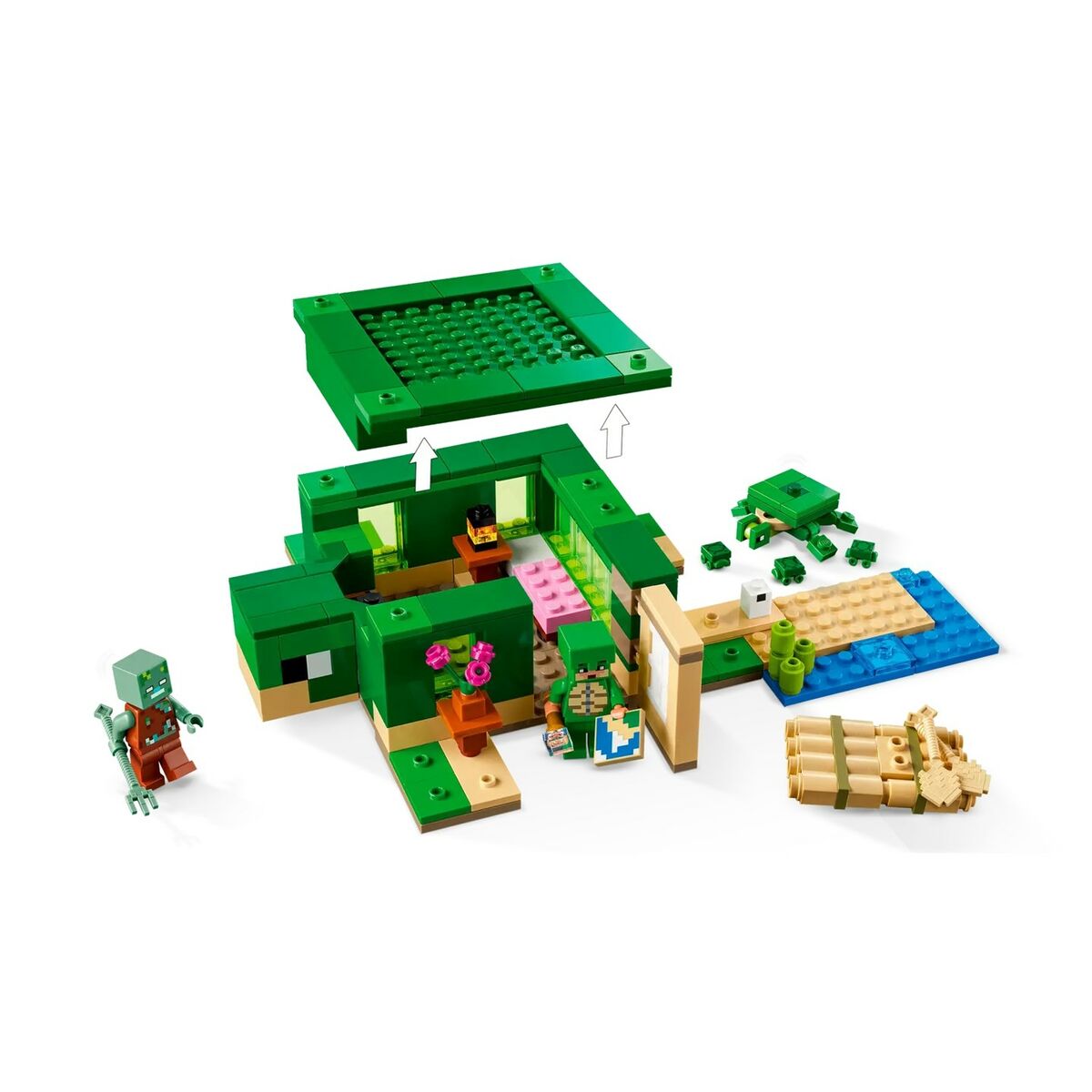 Playset Lego 21254 Minecraft Turtle Beach House - 4