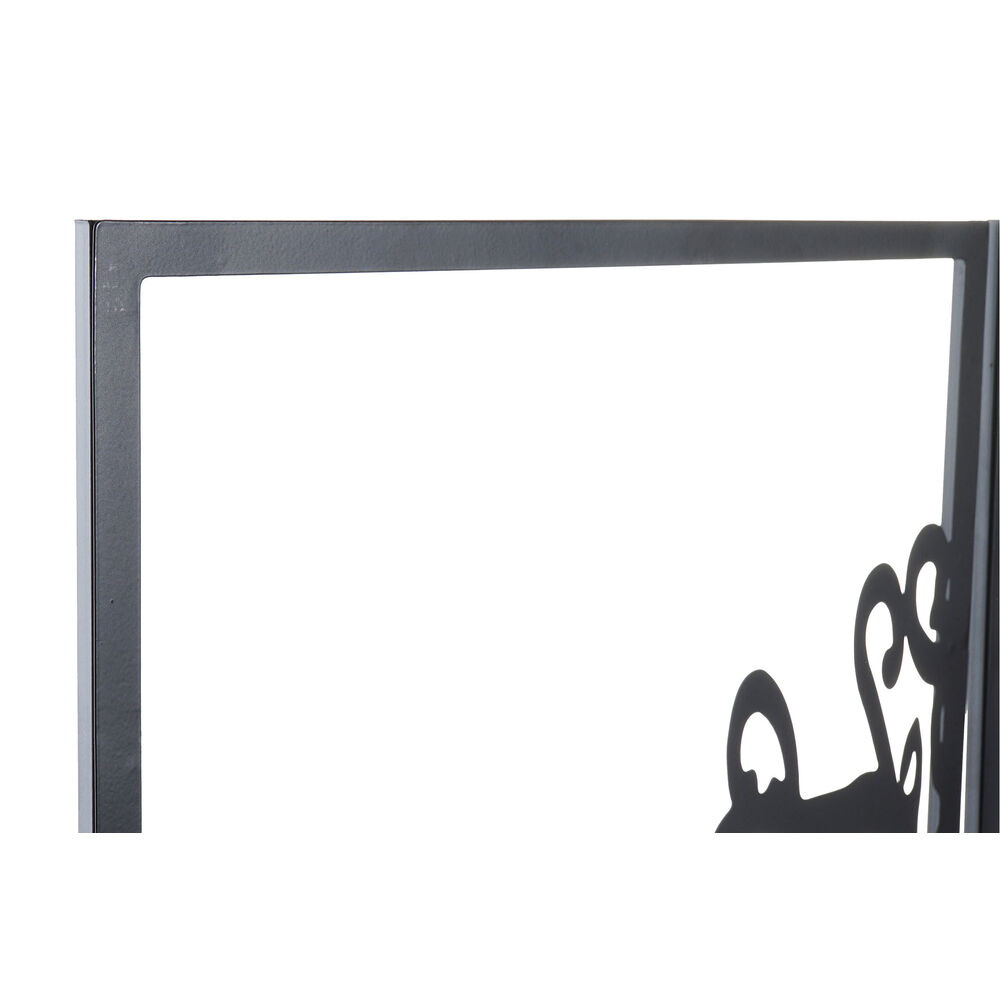 Väggdekoration DKD Home Decor 3 Delar Svart Träd Metall (105 x 1,3 x 91 cm) - 2