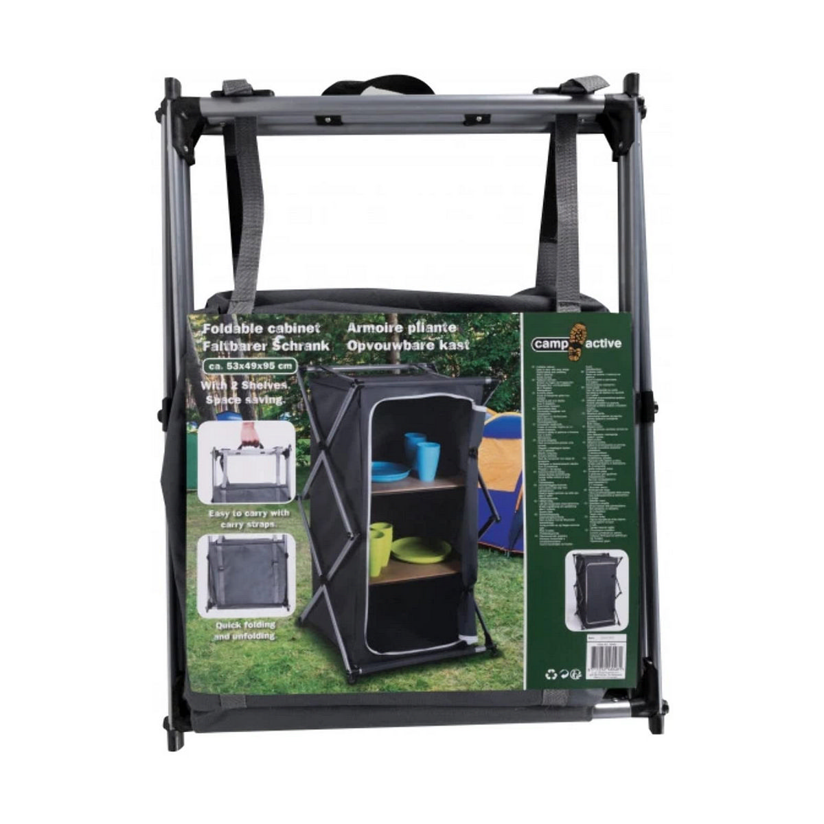 Förråd för camping 53 x 49 x 95 cm - 6