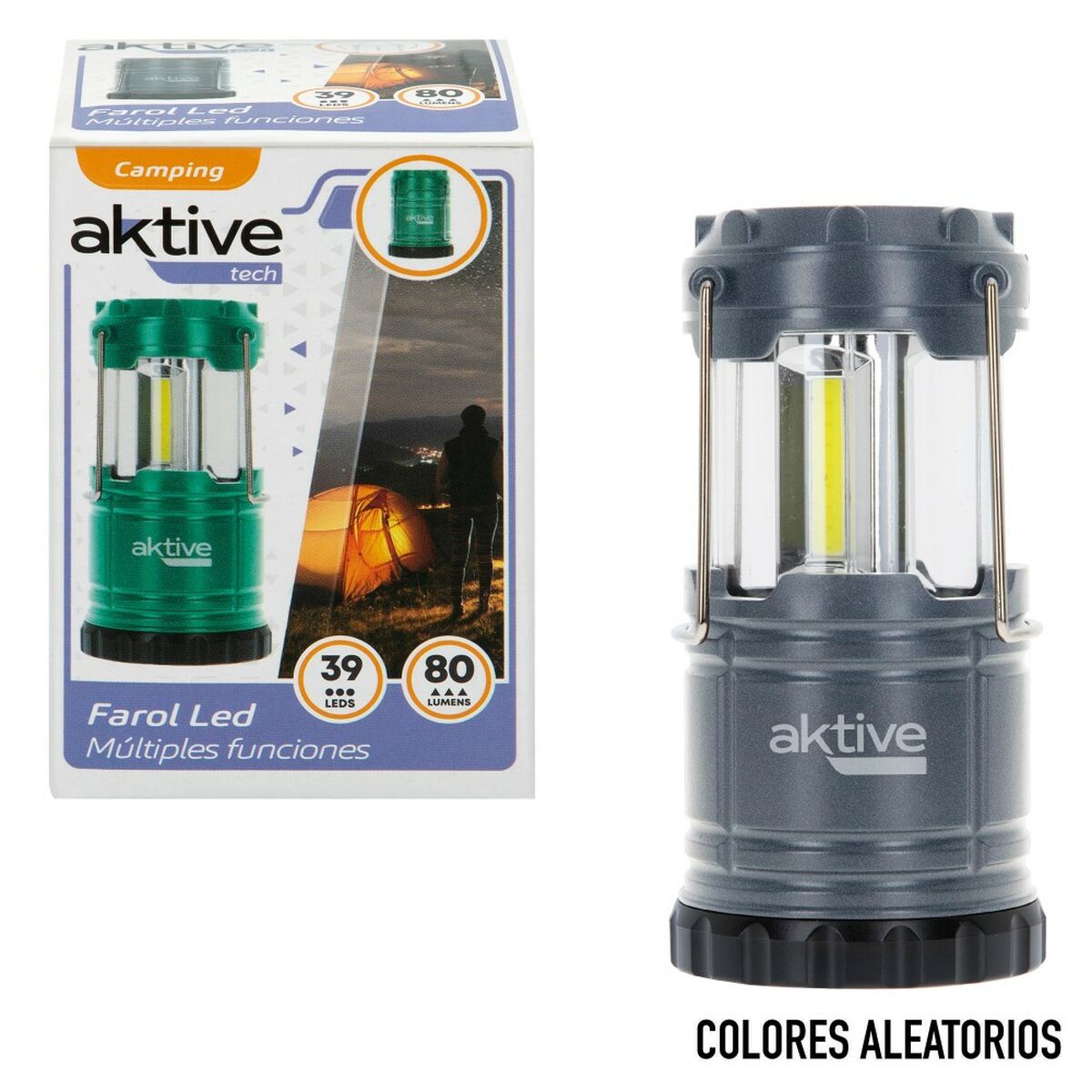 LED-lykta Aktive Plast (12 antal) 80 Lm - 4