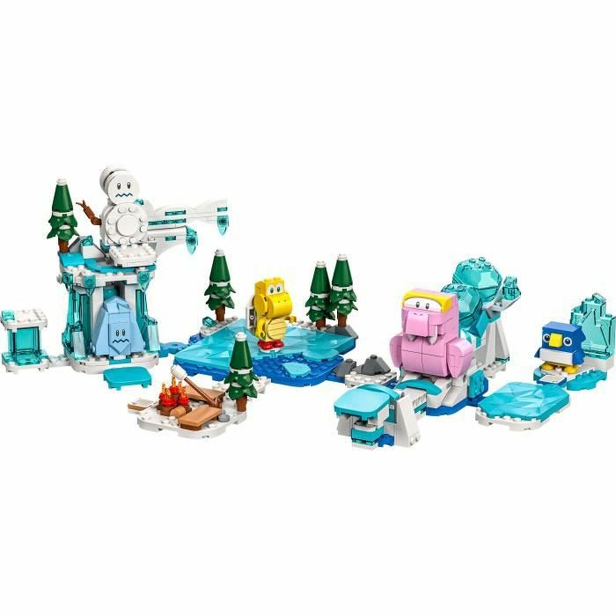 Playset Lego Super Mario 71417 Fliprus snow adventure 567 Delar - 2