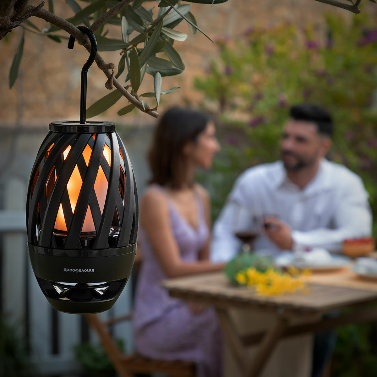 Trådlös högtalare med flameffekt LED Spekkle InnovaGoods - 5