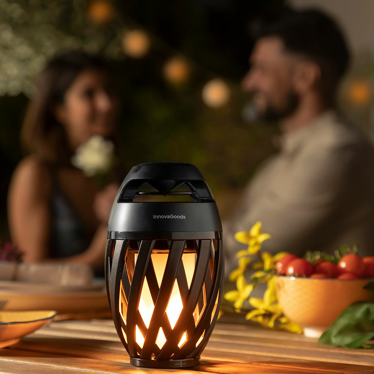 Trådlös högtalare med flameffekt LED Spekkle InnovaGoods - 9