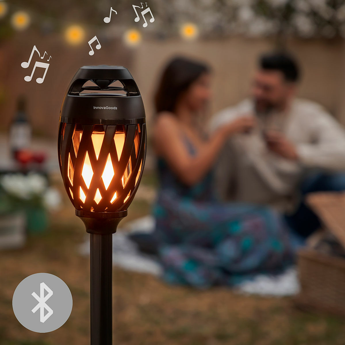 Trådlös högtalare med flameffekt LED Spekkle InnovaGoods - 8